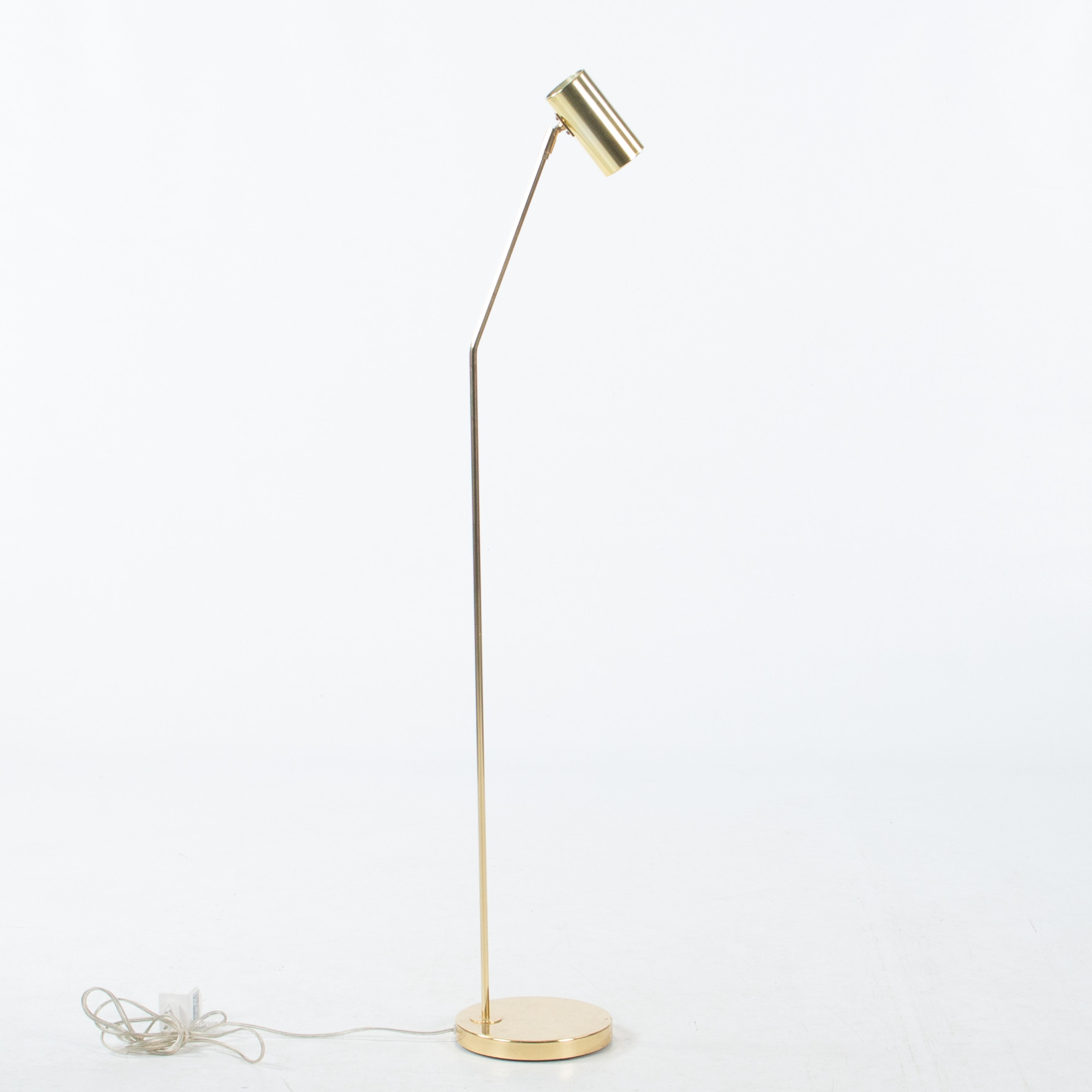 GOLVLAMPA, mässing, "Minipoint", Studio Construction/Bergboms, Örsjö.