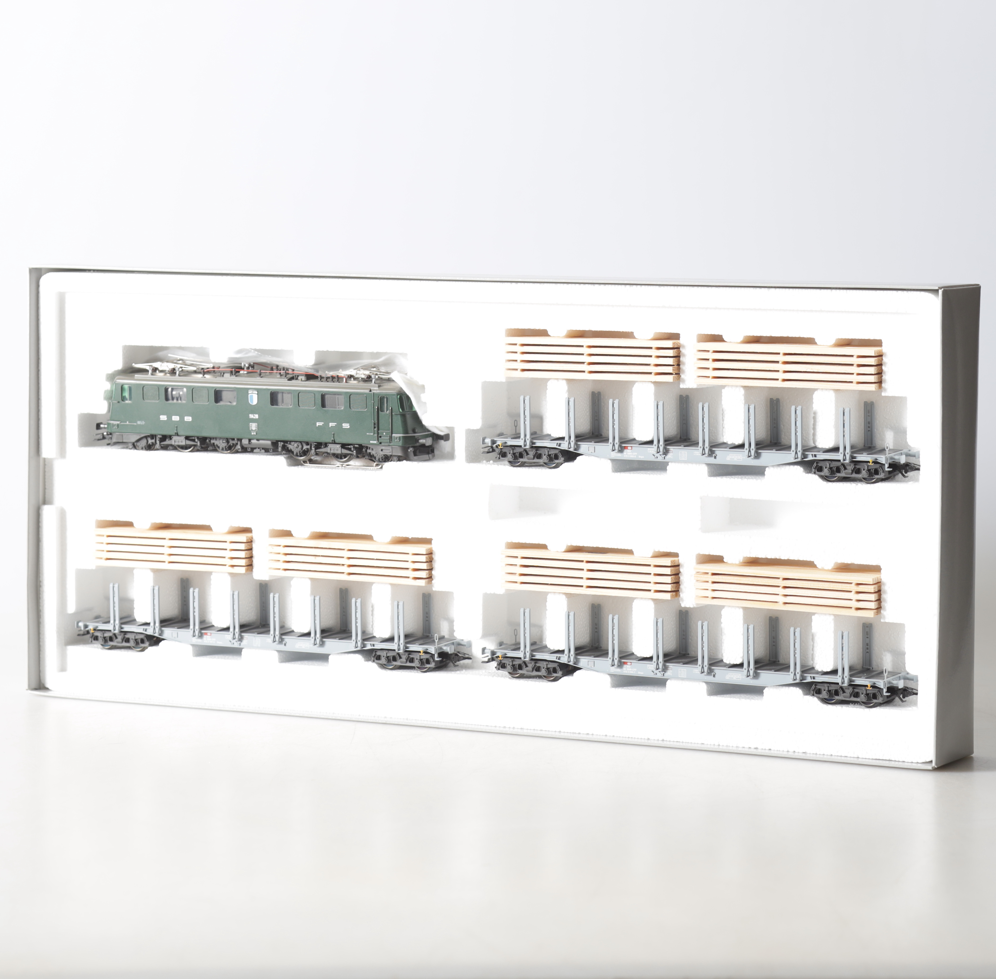 TÅGSET, 26532, H0, "Wood transport", SBB, FFS, Märklin.
