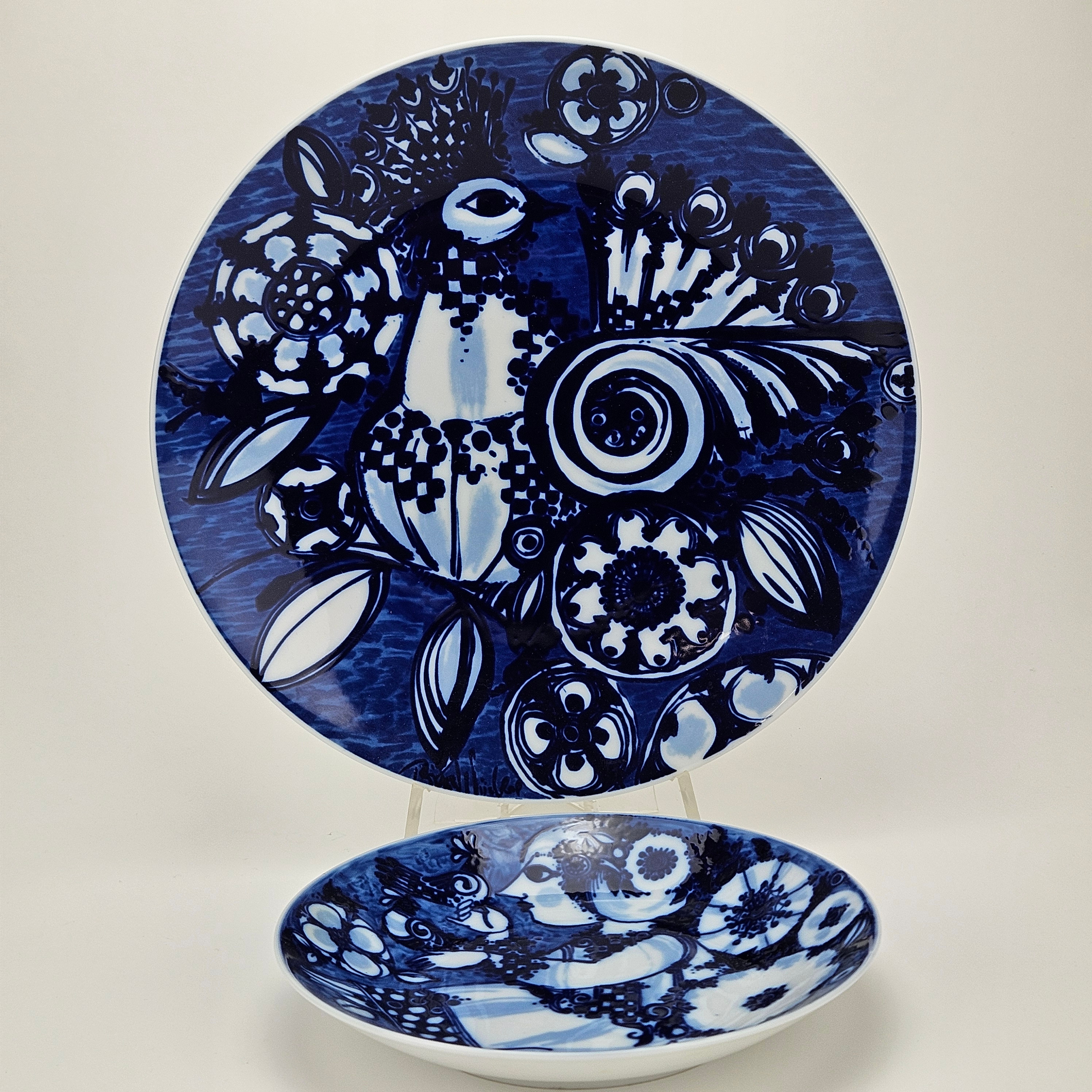 BJÖRN WIINBLAD. Fat, 2 st, porslin, Rosenthal.