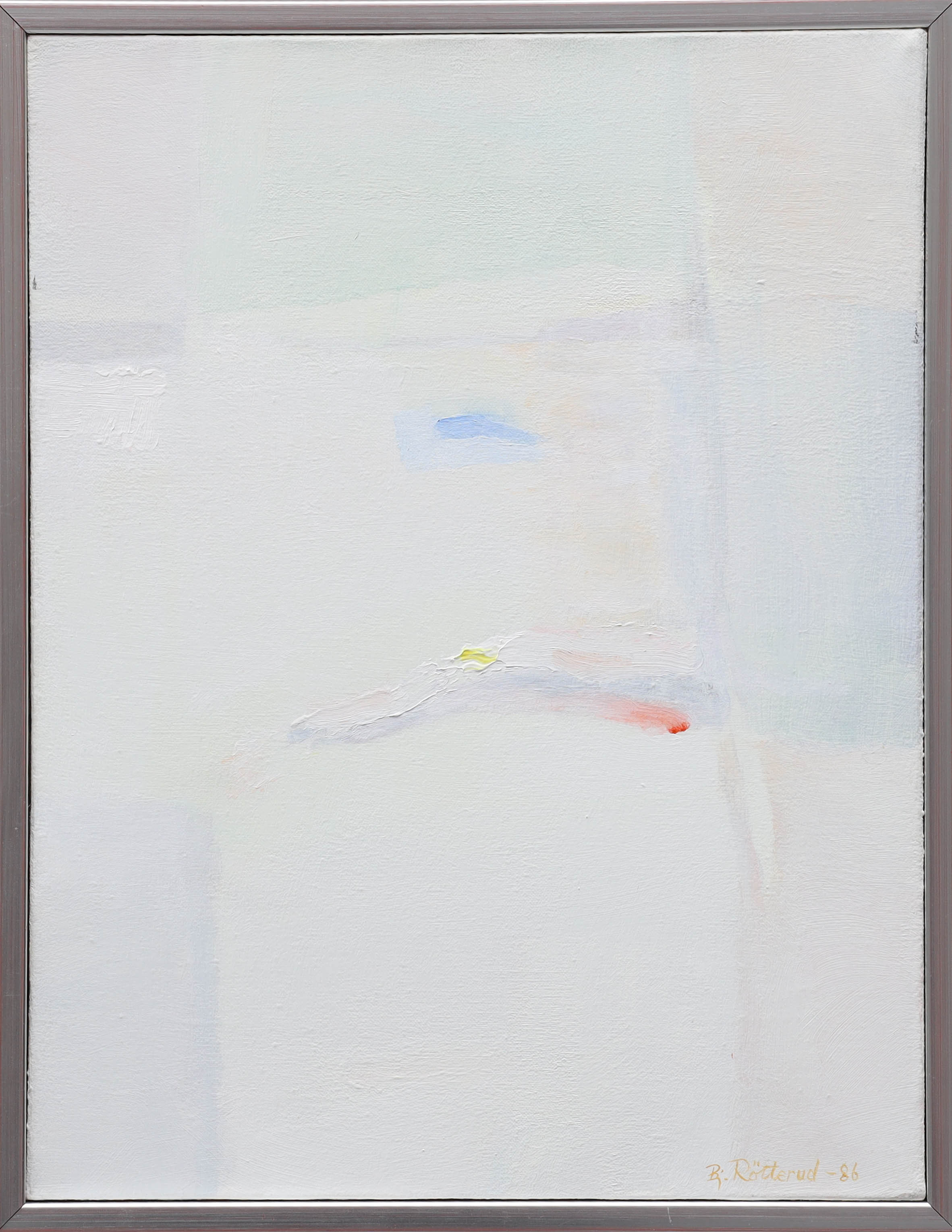 BJARNE RÖTTERUD. olja på duk, "Morgen i Provence", signerad B Rötterud, daterad -86.