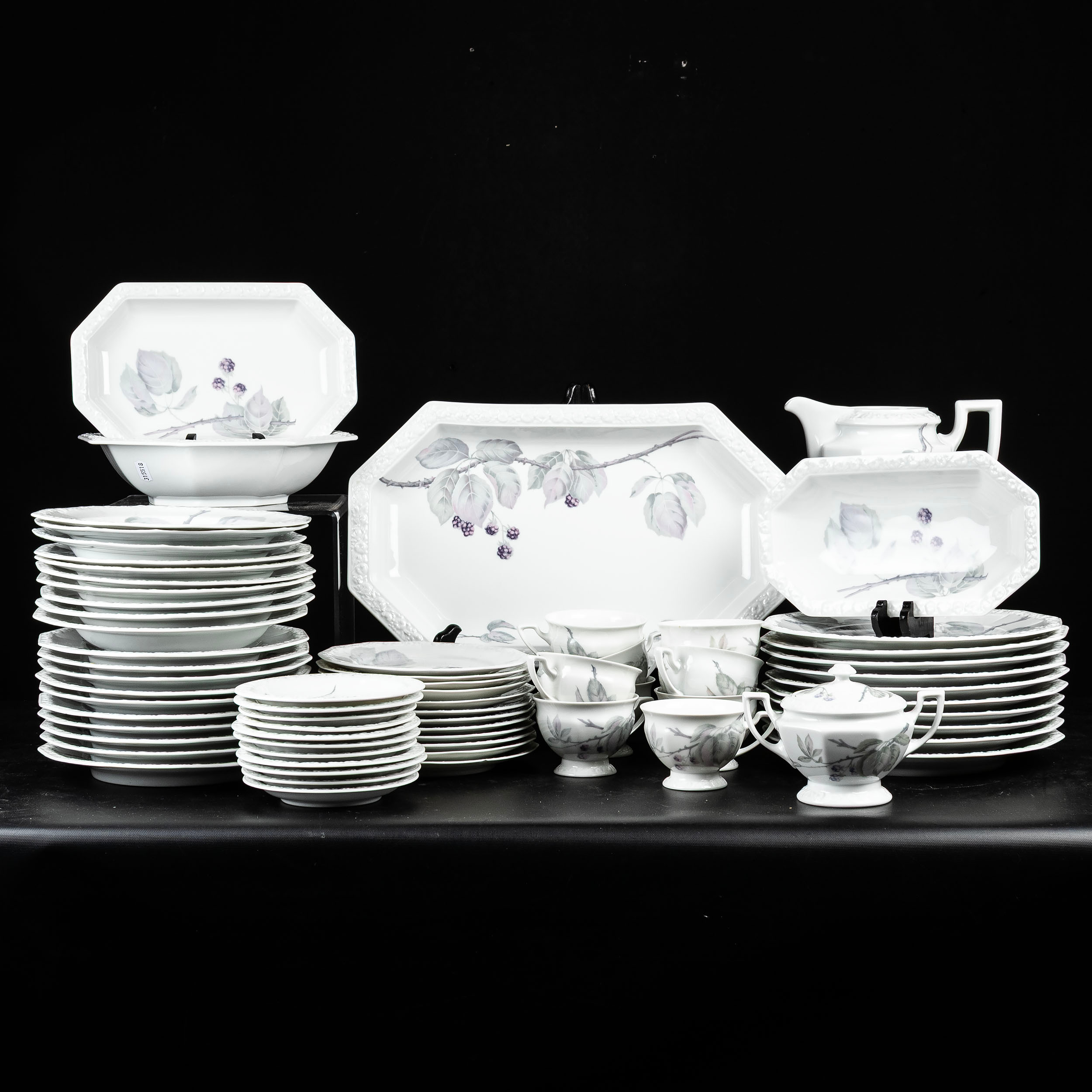 MATSERVIS, 66 delar, "Maria Björnbär", Rosenthal, Tyskland.