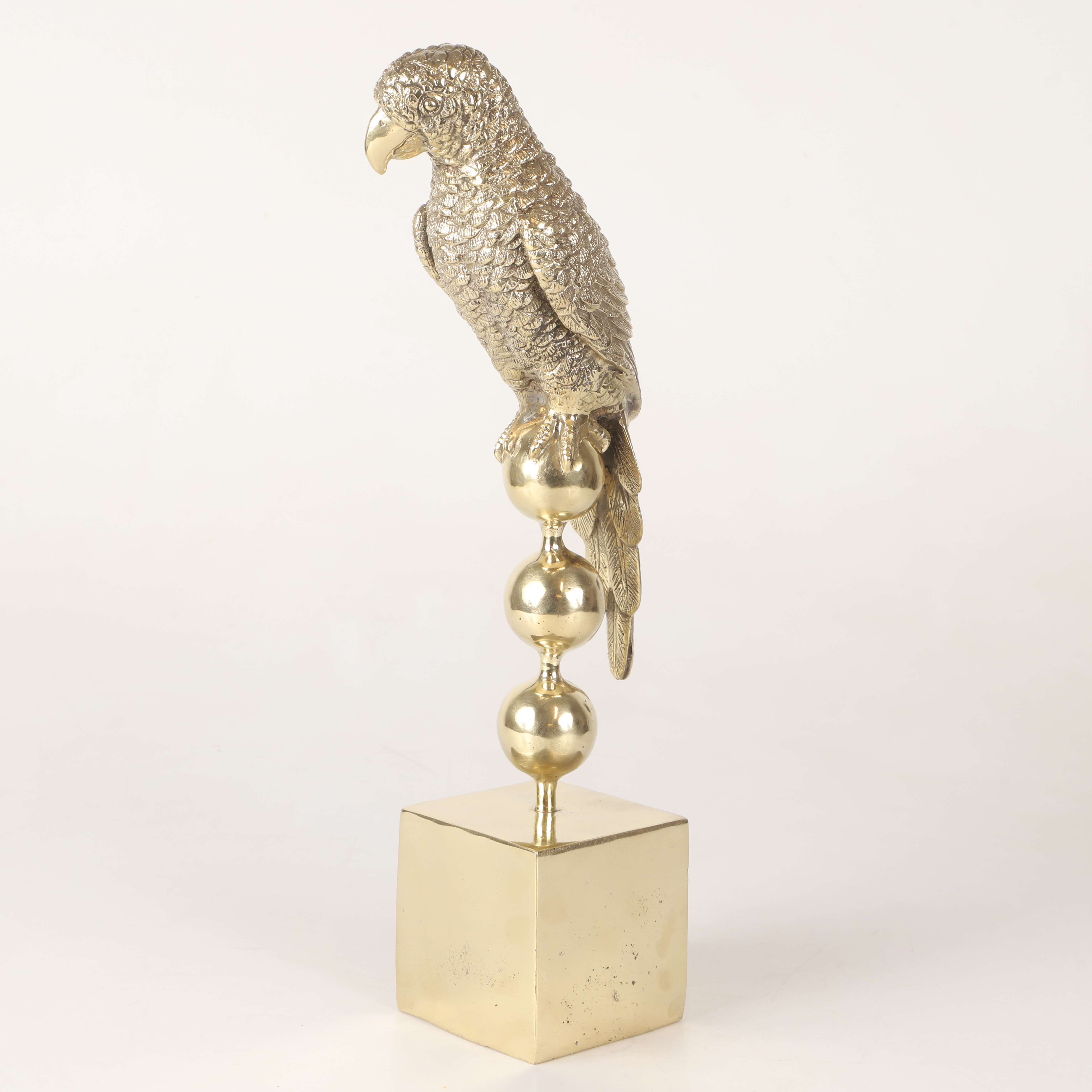 ANDREAS WARGENBRANT. Skulptur, ”Gossip”, förgylld brons, gjutarstämpel och signatur.