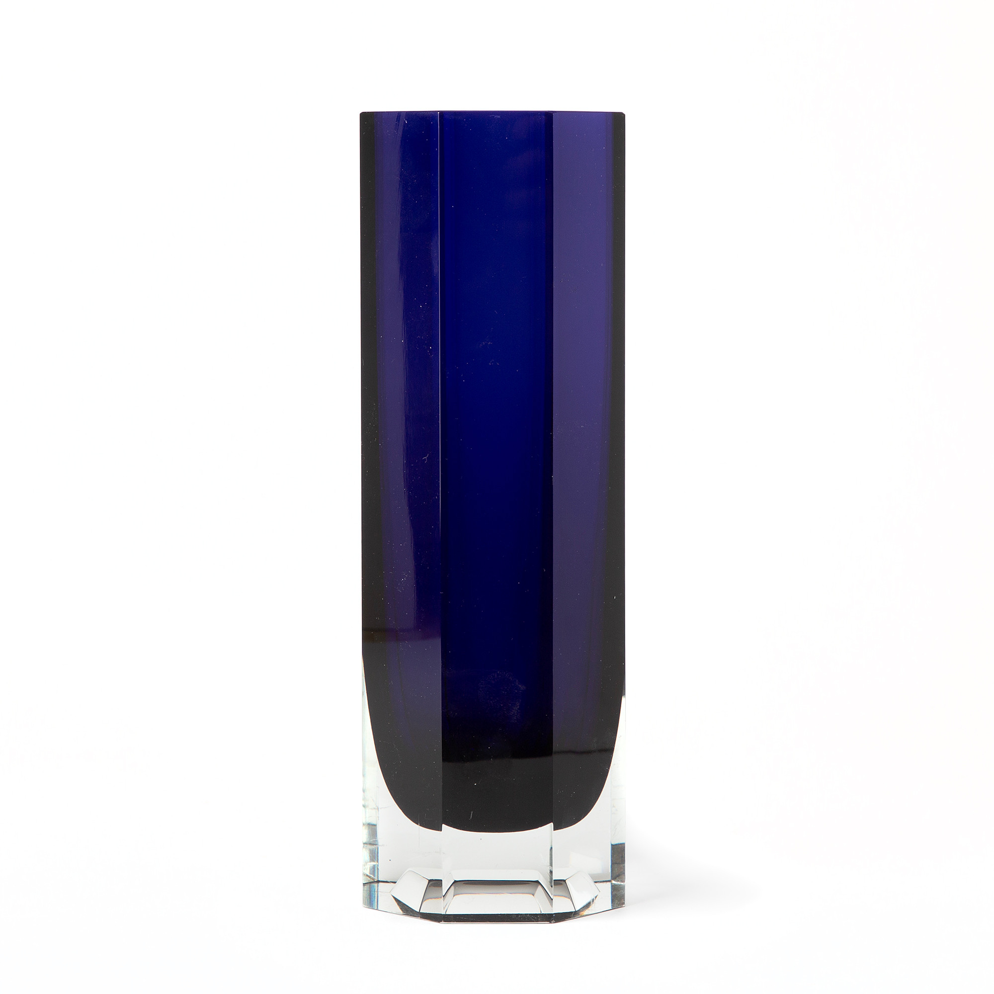 KAJ FRANCK. Vas, glas, "Pelare", Nuutajärvi Notsjö, Finland, signerad, daterad -60.