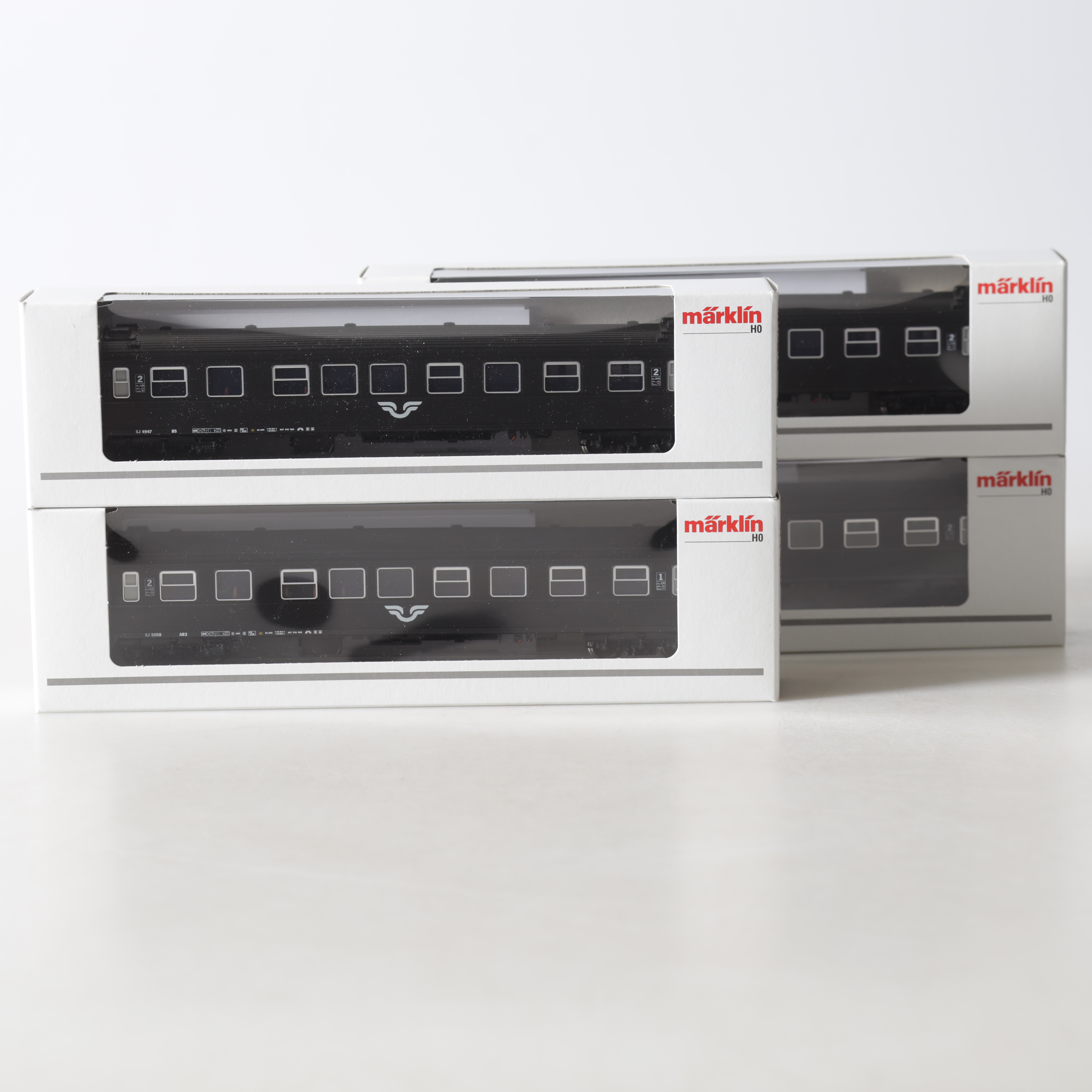 PERSONVAGNSSATS, 43788, H0, SJ, Märklin.