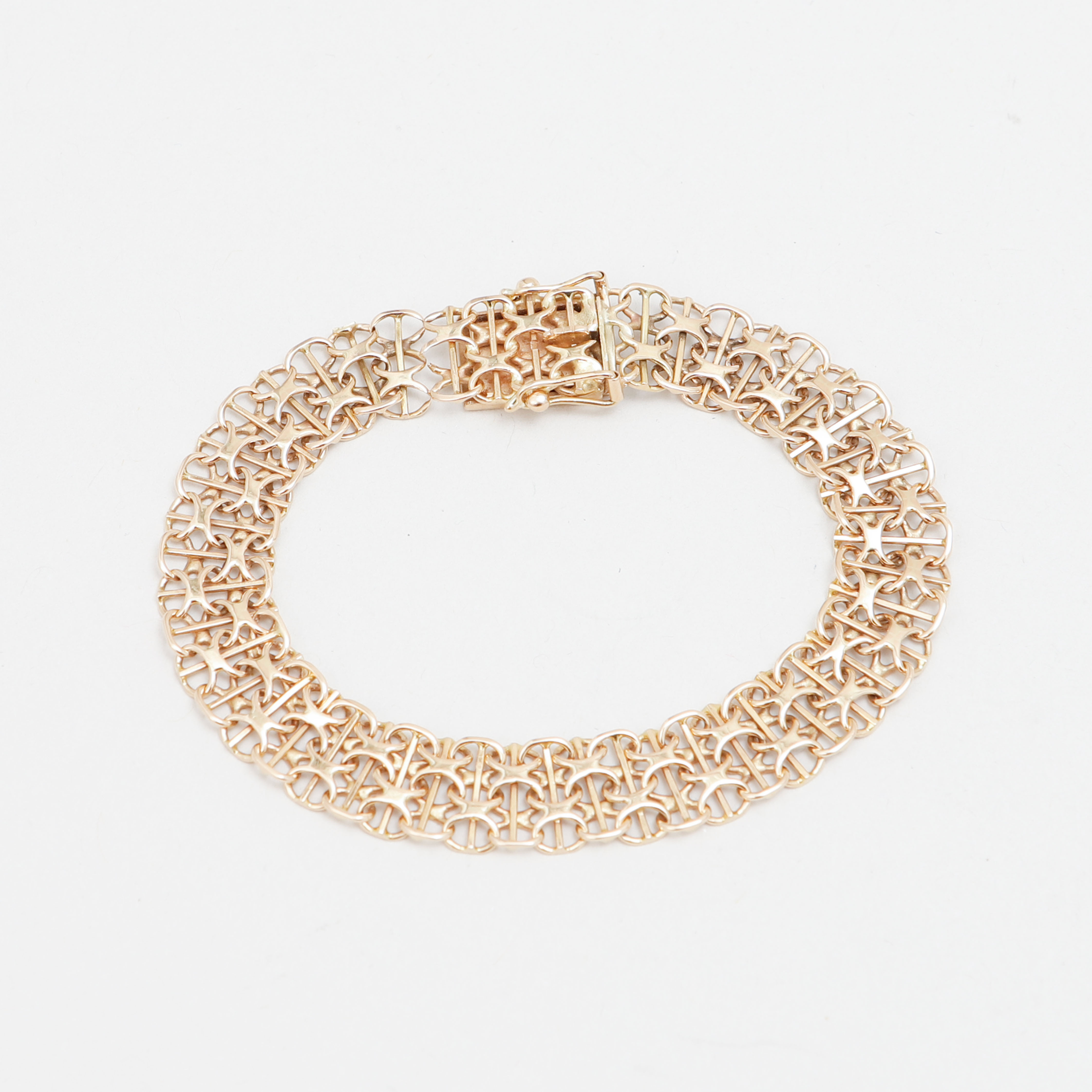 ARMLÄNK, 18k guld, Falköping 1966. Vikt ca 13,2 g.