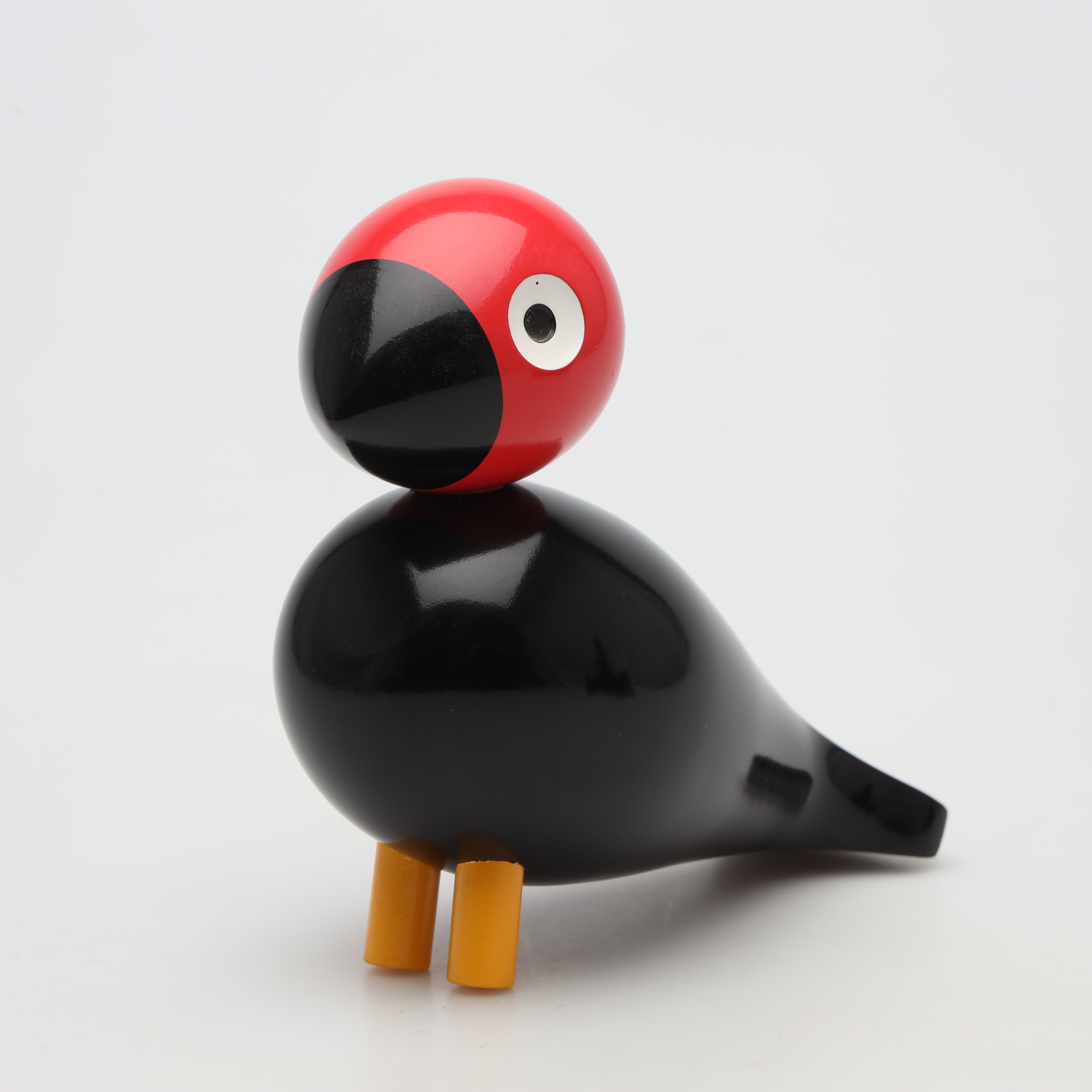 KAY BOJESEN. FIGUR, fågel, bemålat trä.