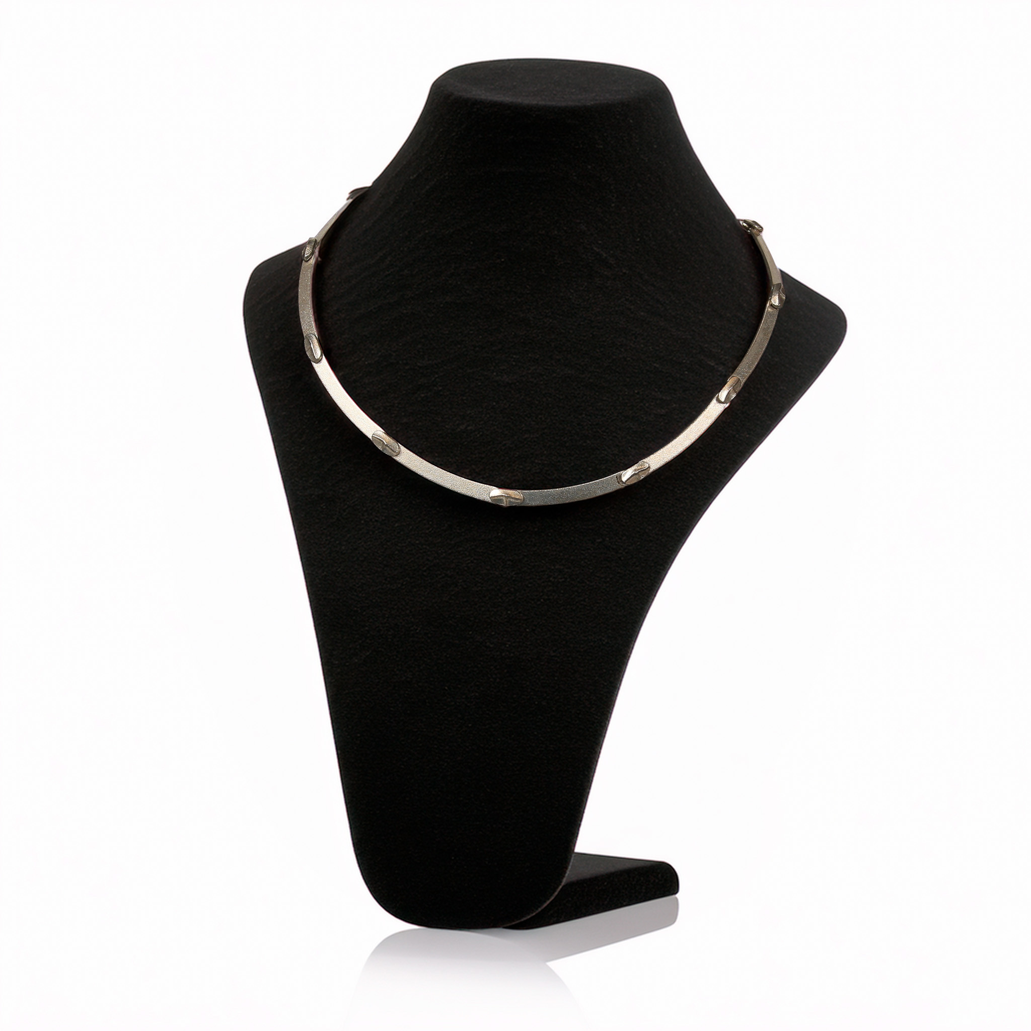 BJÖRN WECKSTRÖM. Collier, Sterlingsilver, "Labyrinth".