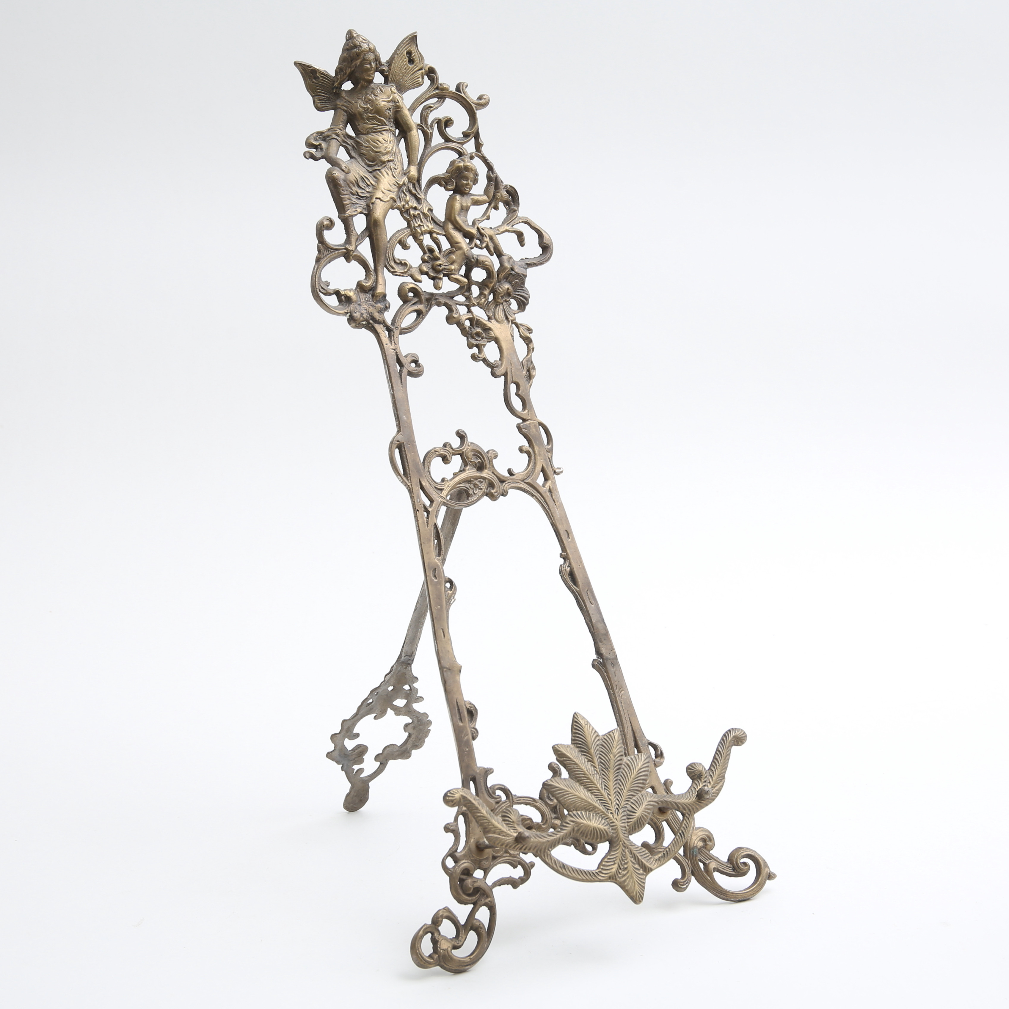 BORDSSTAFFLI, bronserat järn, Art Nouveau, 1900 -tal.
