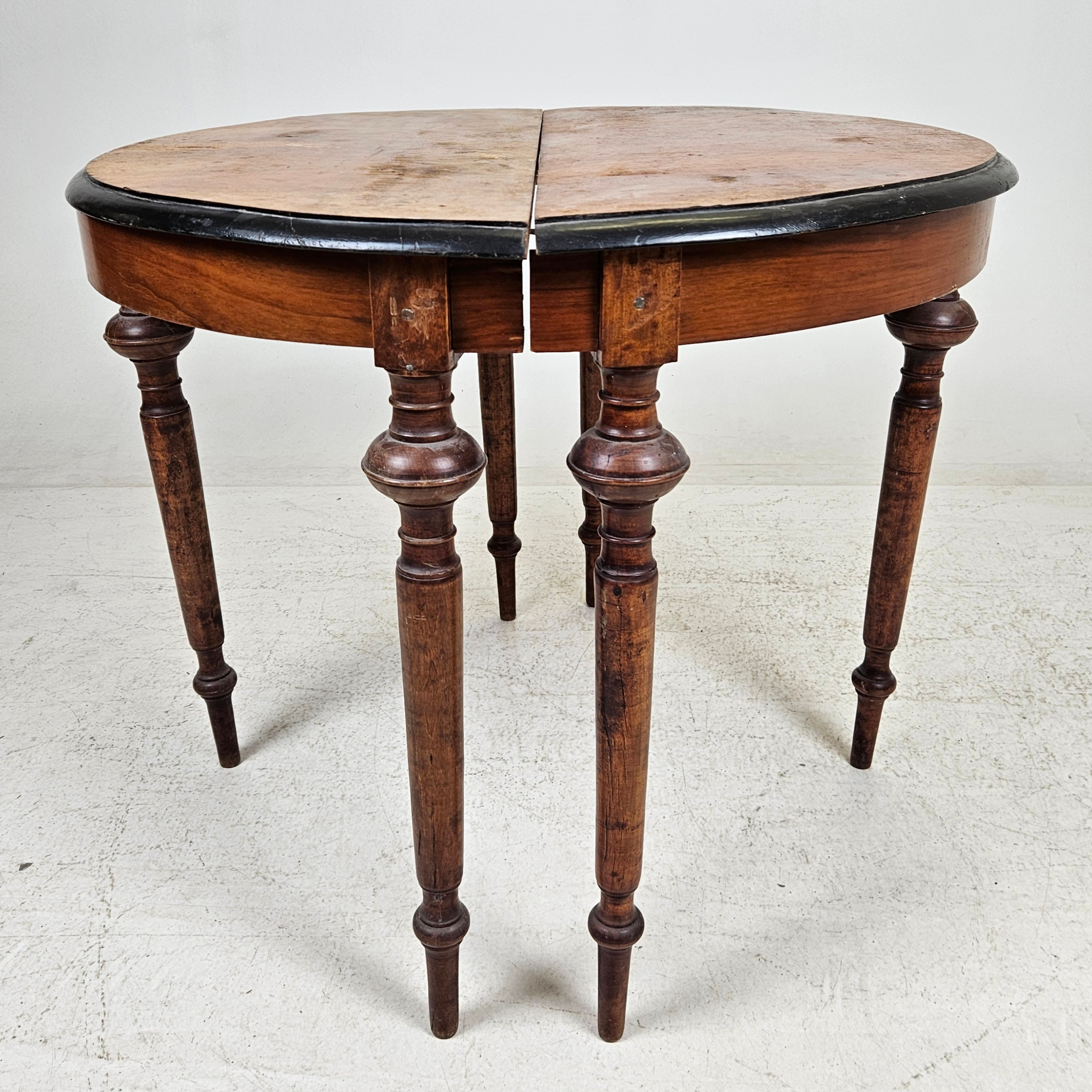 MÅNBORD, 2 delar, sent 1800-tal.