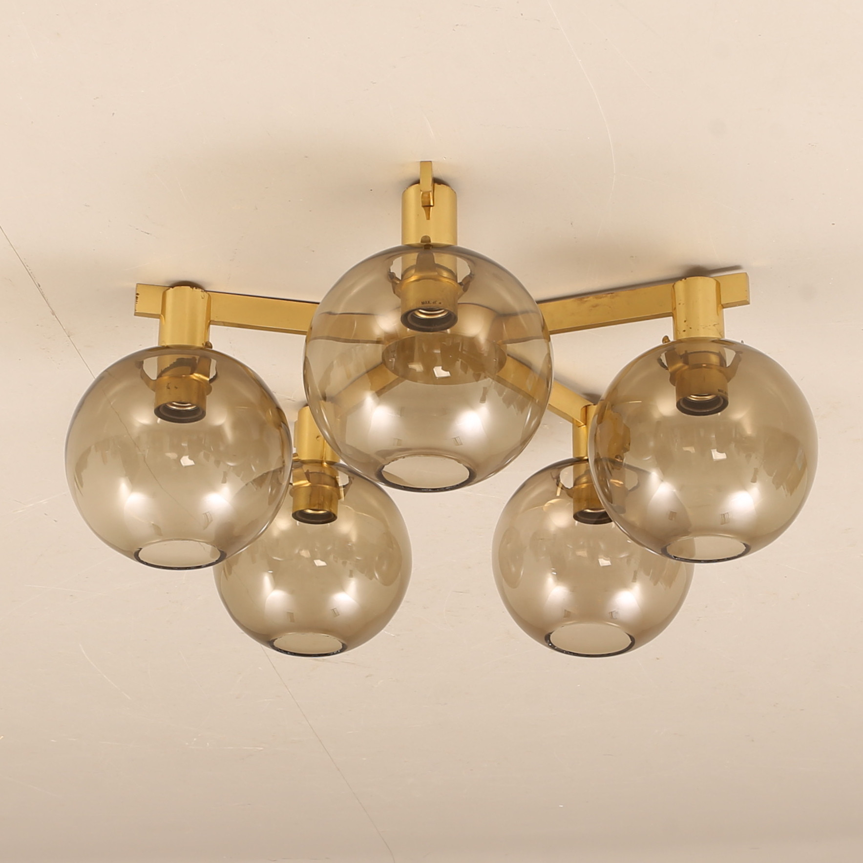 HANS-AGNE JAKOBSSON. Plafond/Taklampa, Markaryd 1960-70-tal.