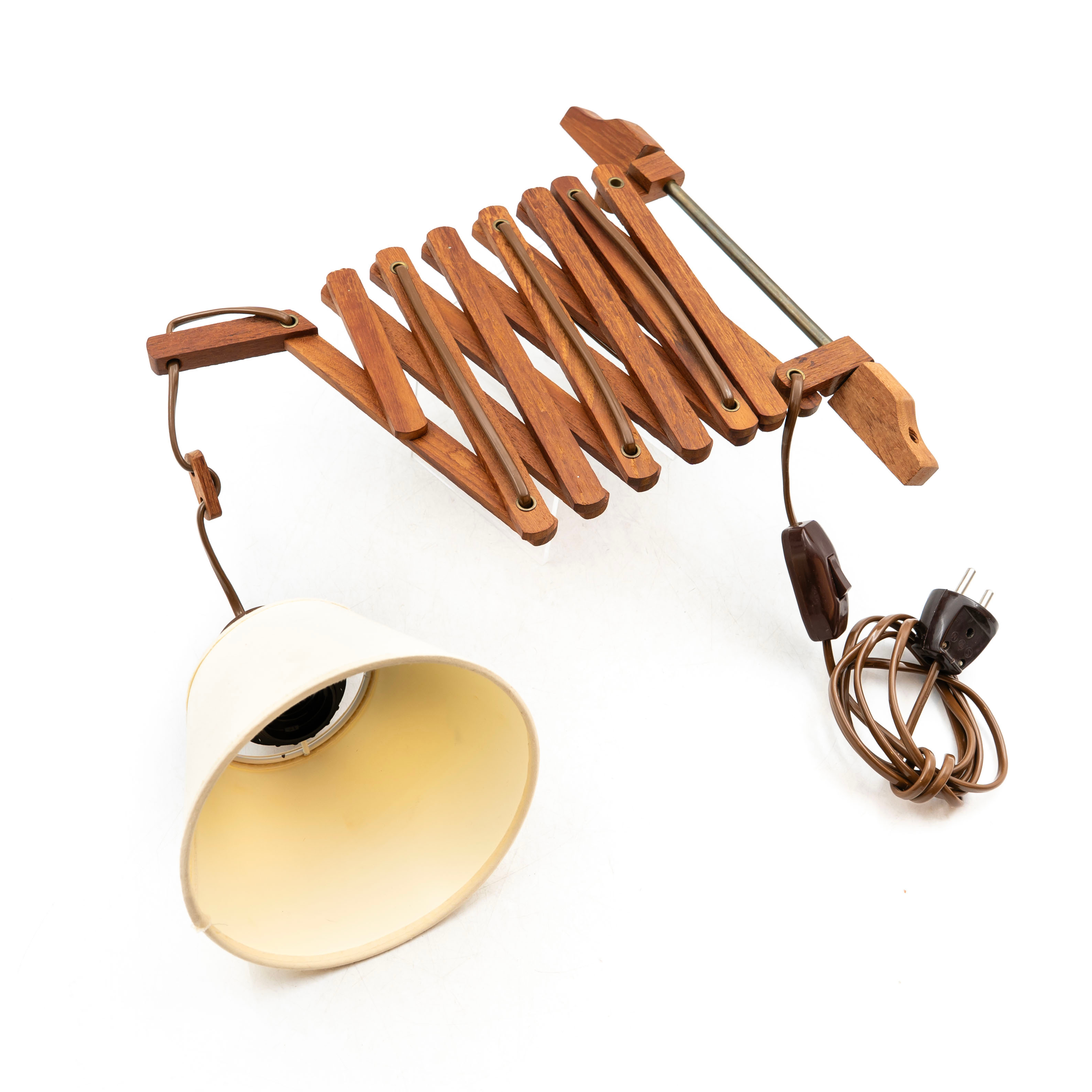 SAXLAMPA, Teak, 1900-tal.