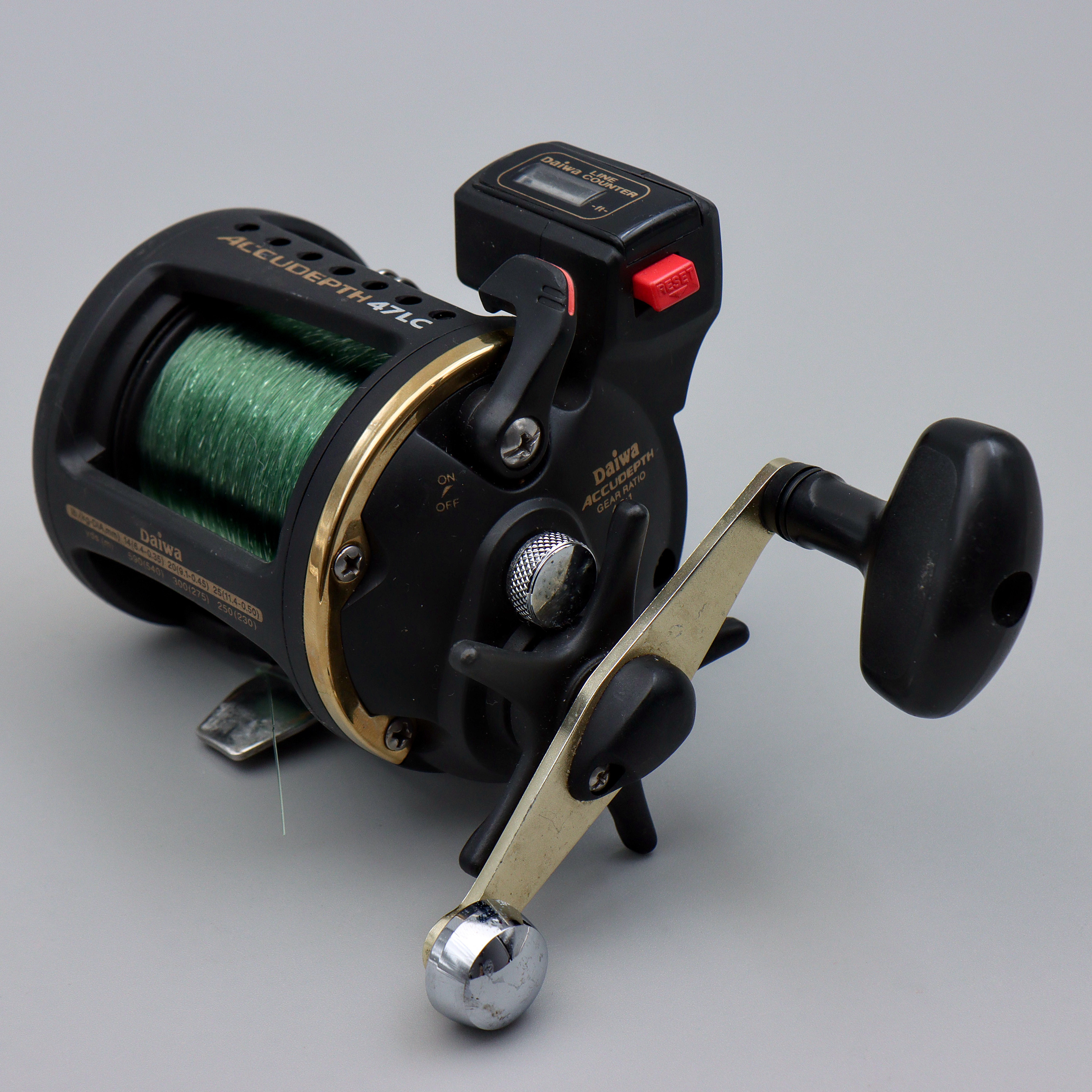 FISKRULLE, DAIWA ACCUDEPTH 47LC.