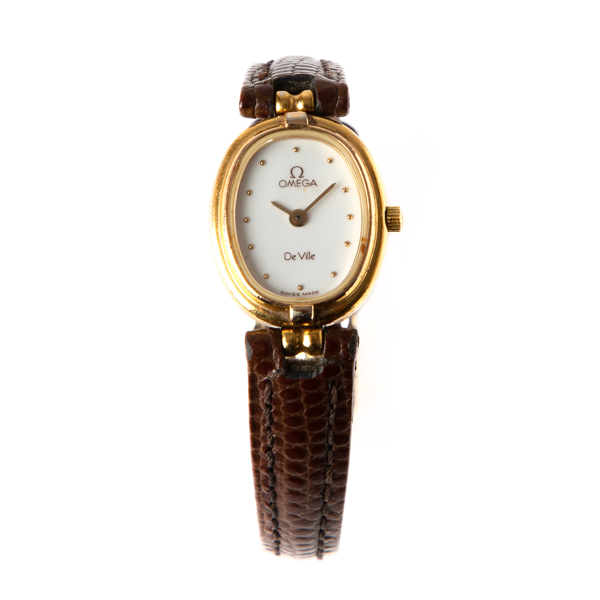 OMEGA, De Ville, armbandsur, 20 x 16 mm, 1970-tal.