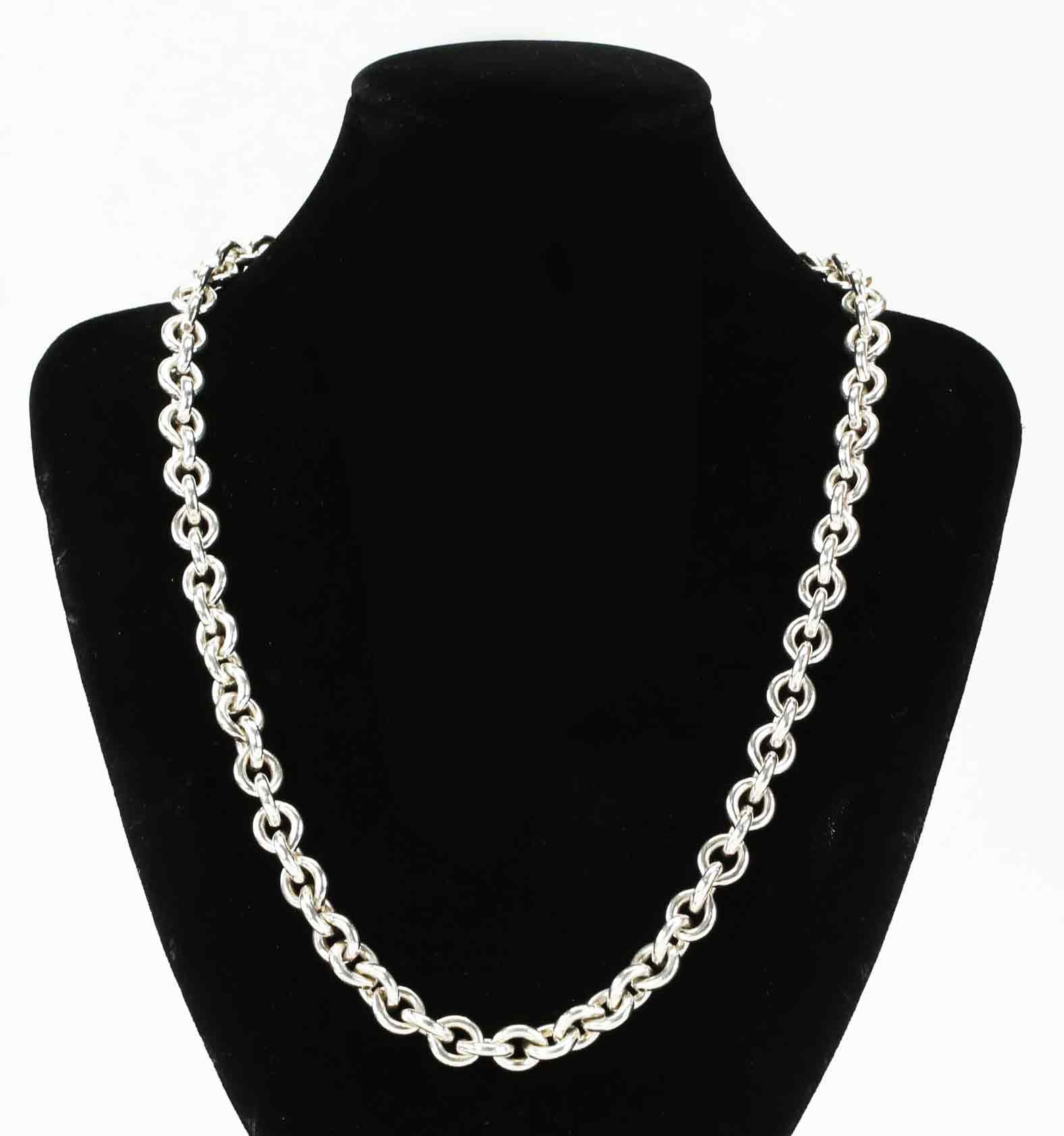 HALSKEDJA, sterlingsilver.