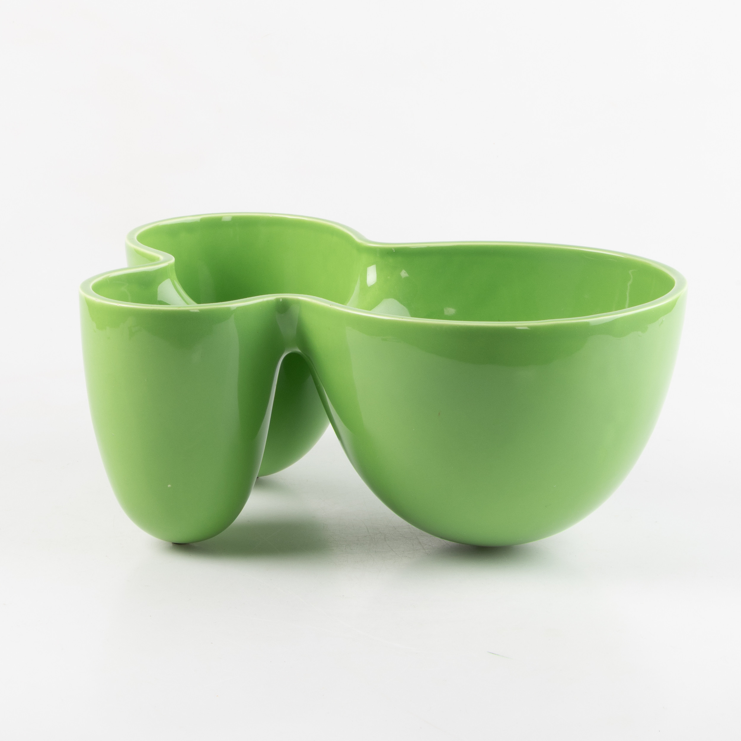 OLE JENSEN. "Vitamin Container Bowl", large, grönglaserad, Muuto, samtida.