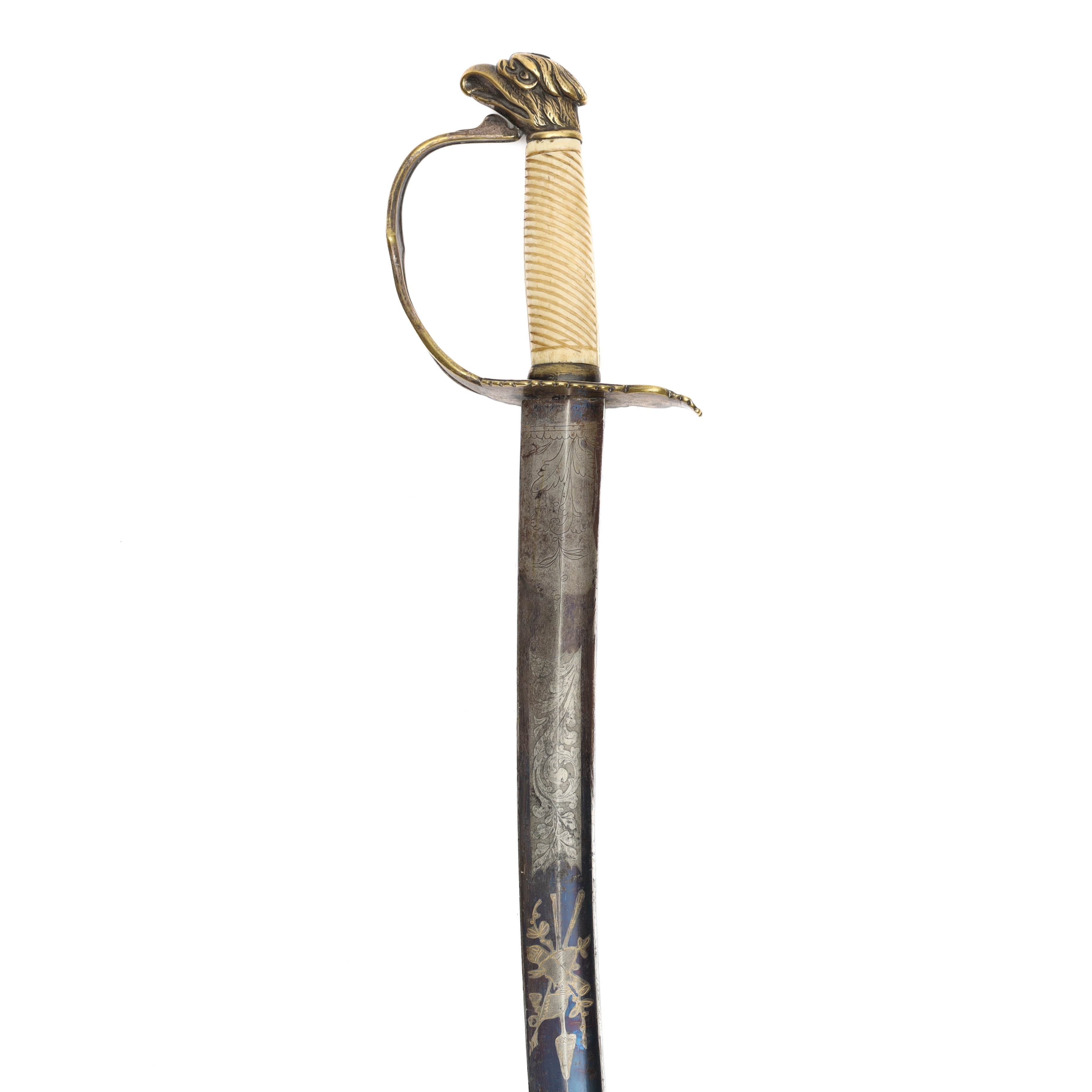 OFFICERSVÄRD, Osborn "Eagle Head", Birmingham UK, 1800-tal.