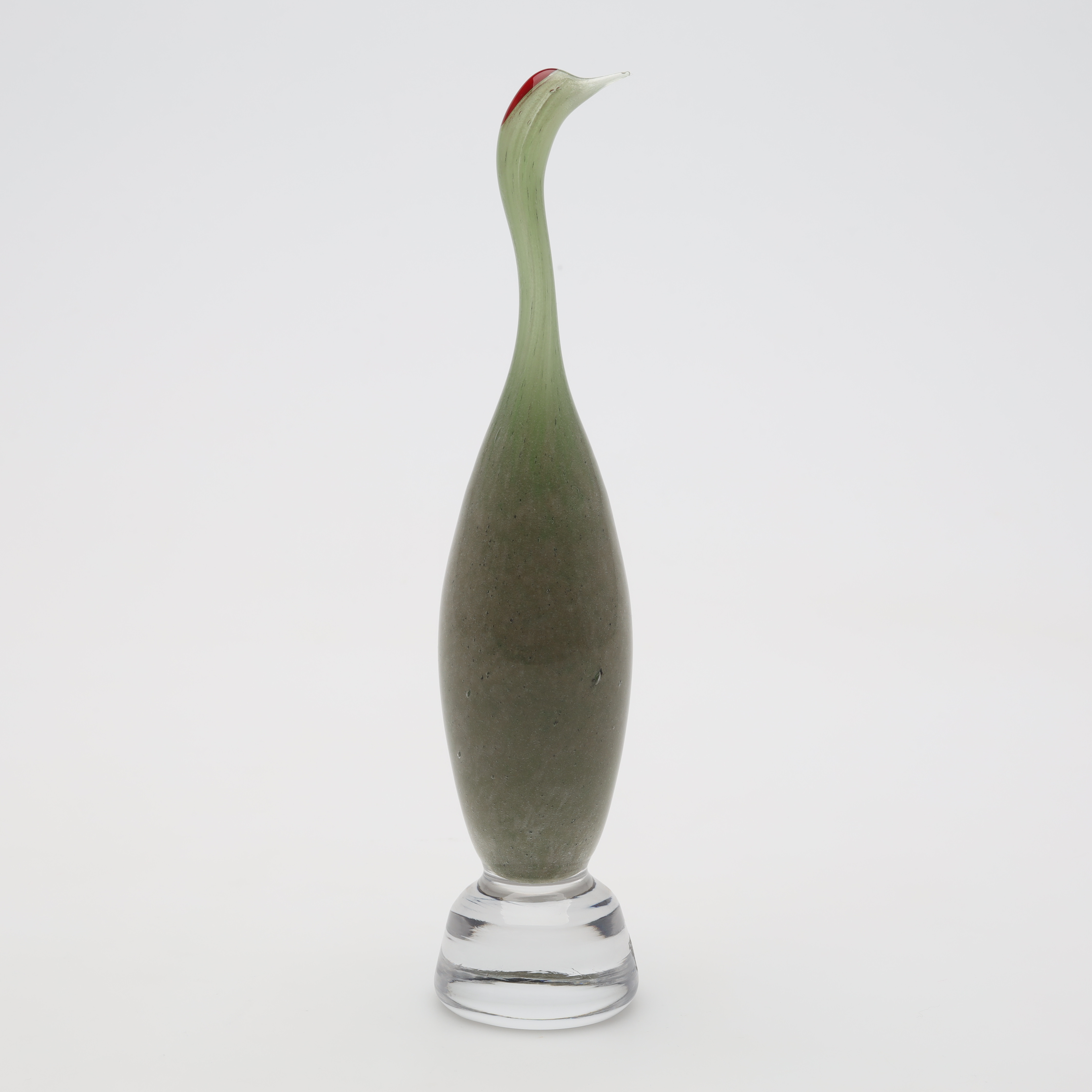BENGT HEINTZE. FIGURIN, glas Kosta.