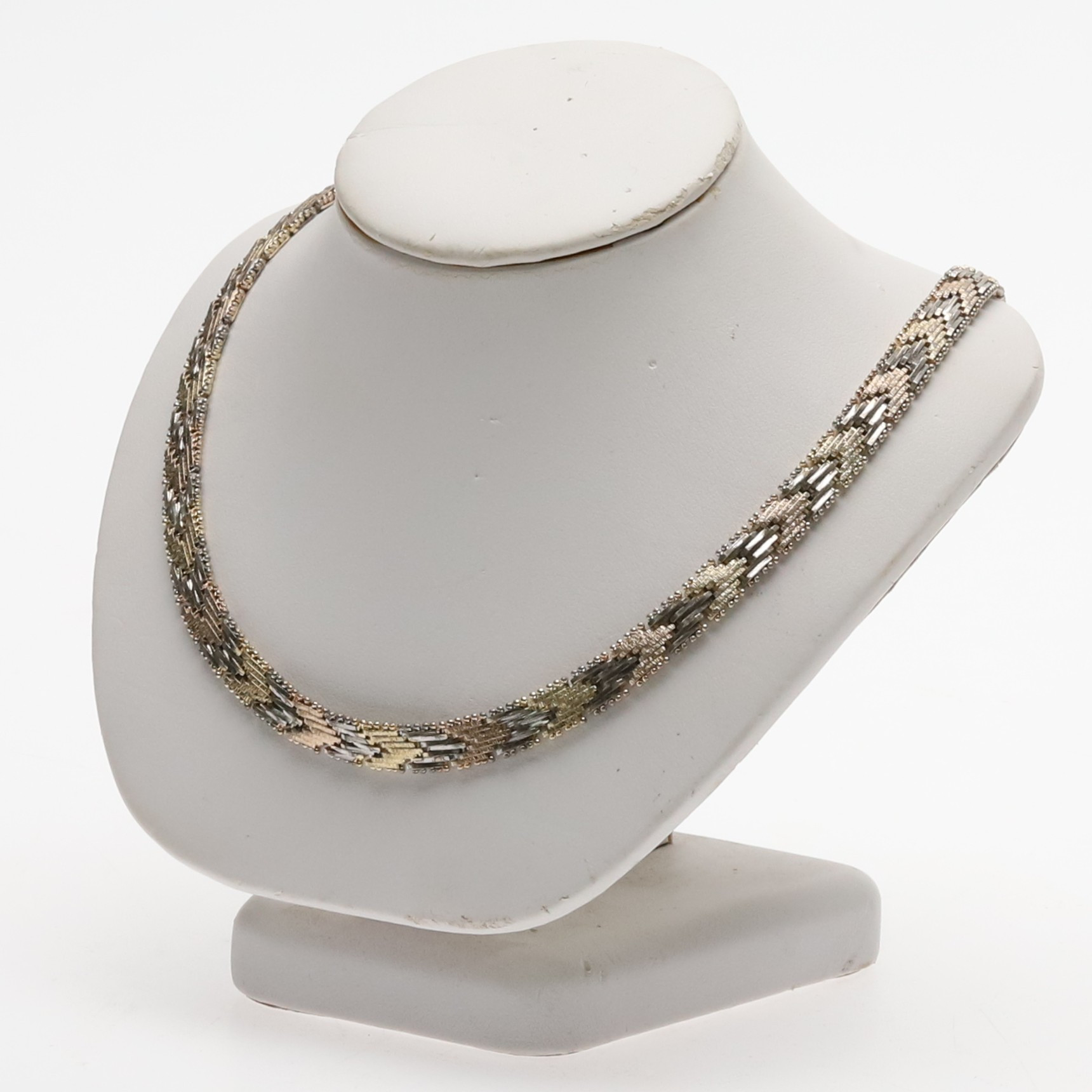 COLLIER. Silver 925, 33 g, Italien.