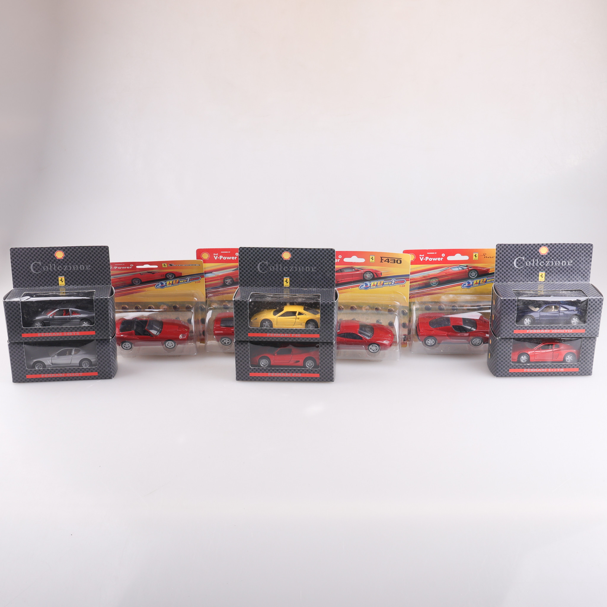 MODELLBILAR, Shell V-power, Collezione, 10 stycken.