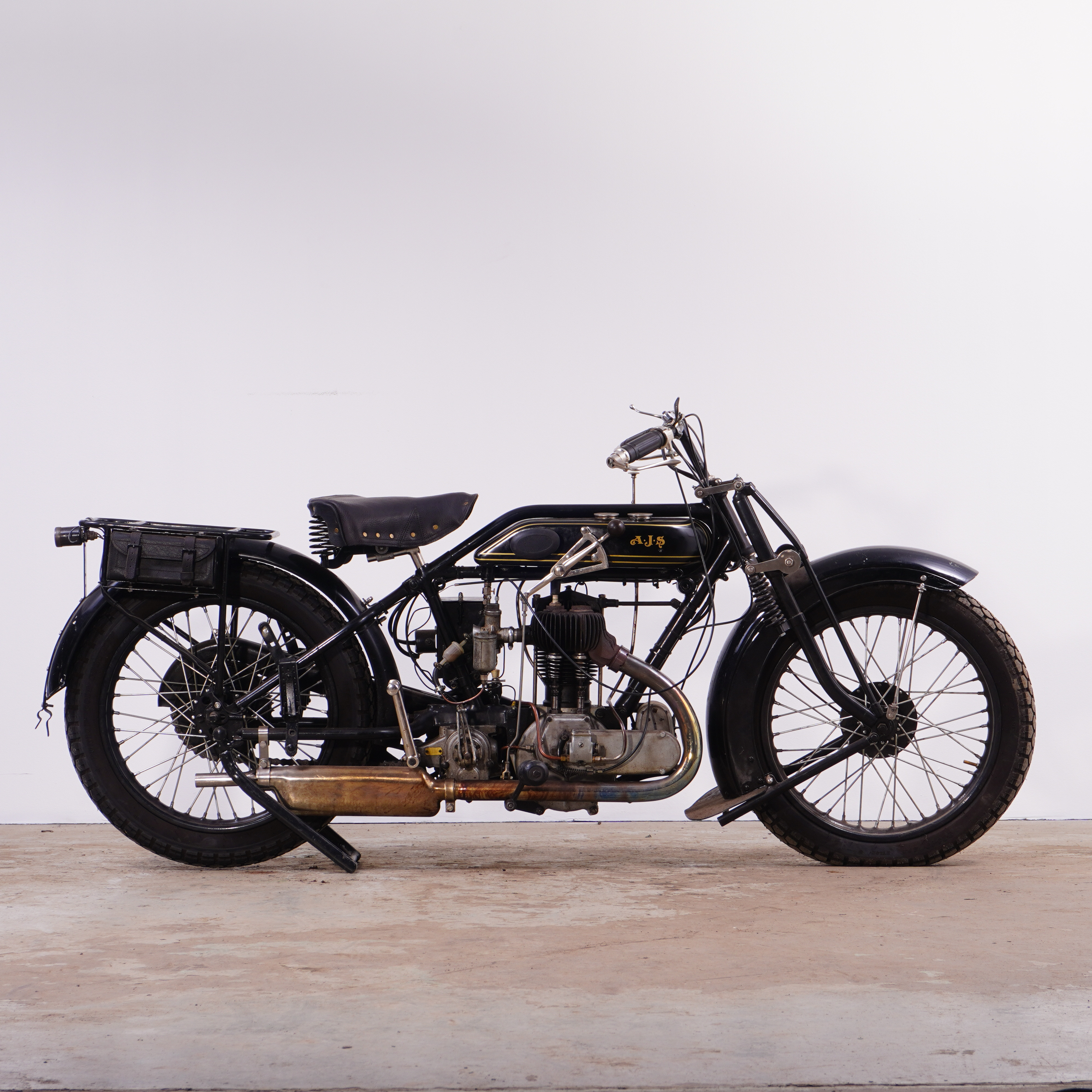 AJS, modell H9, 500cc, 1927, England.