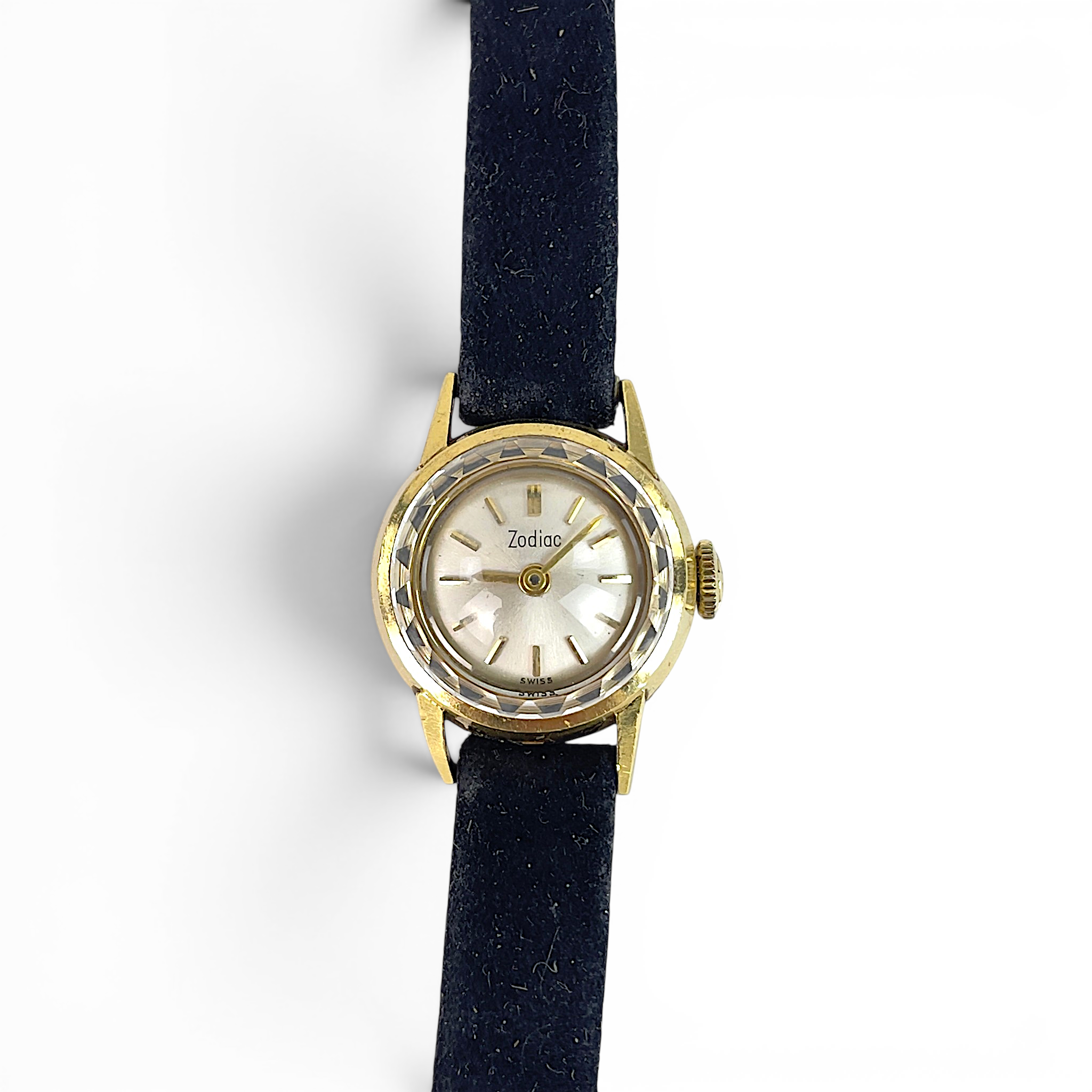 ARMBANDSUR, 18K guld, Zodiac, i original etui.