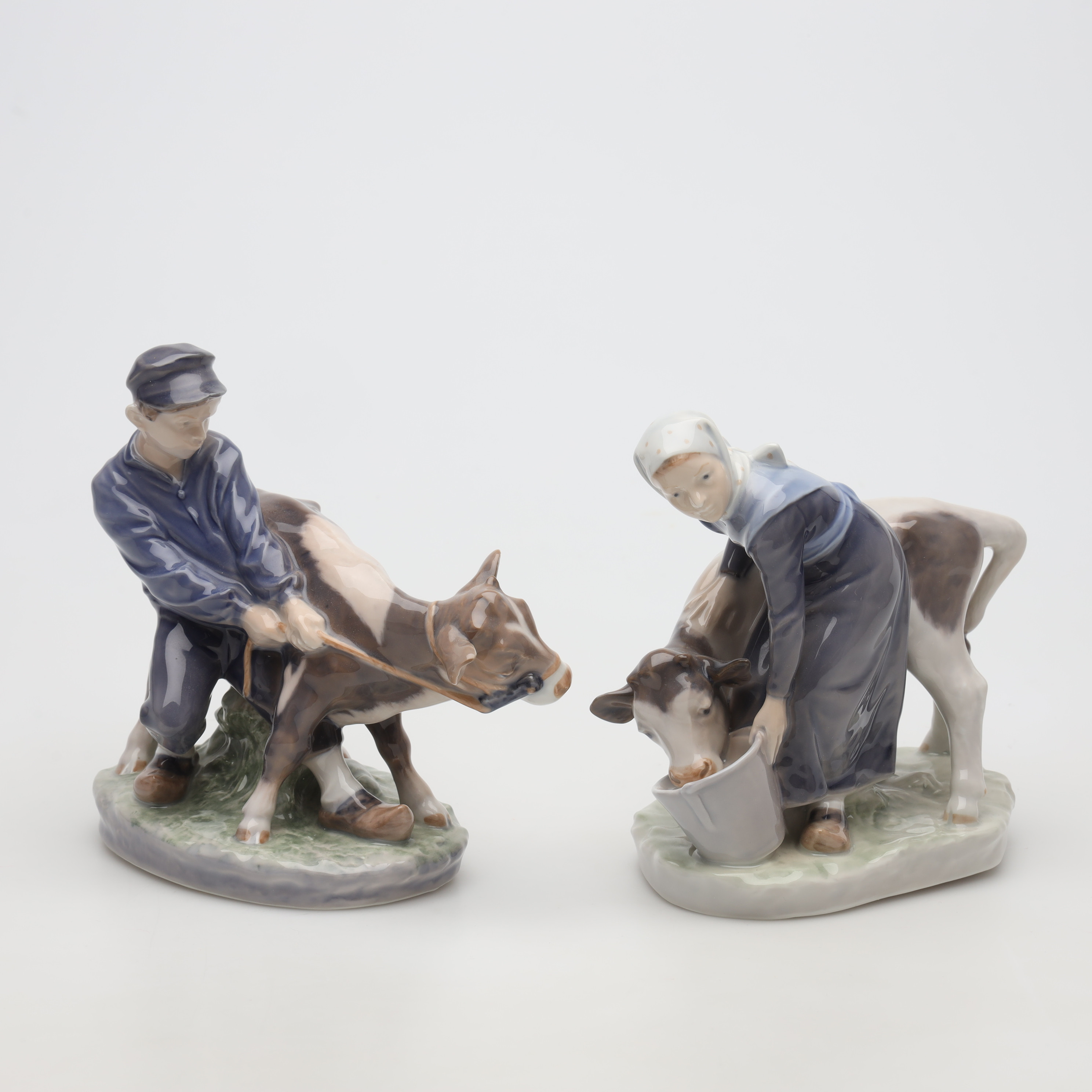 FIGURINER, 1 par, porslin, Royal Copenhagen.
