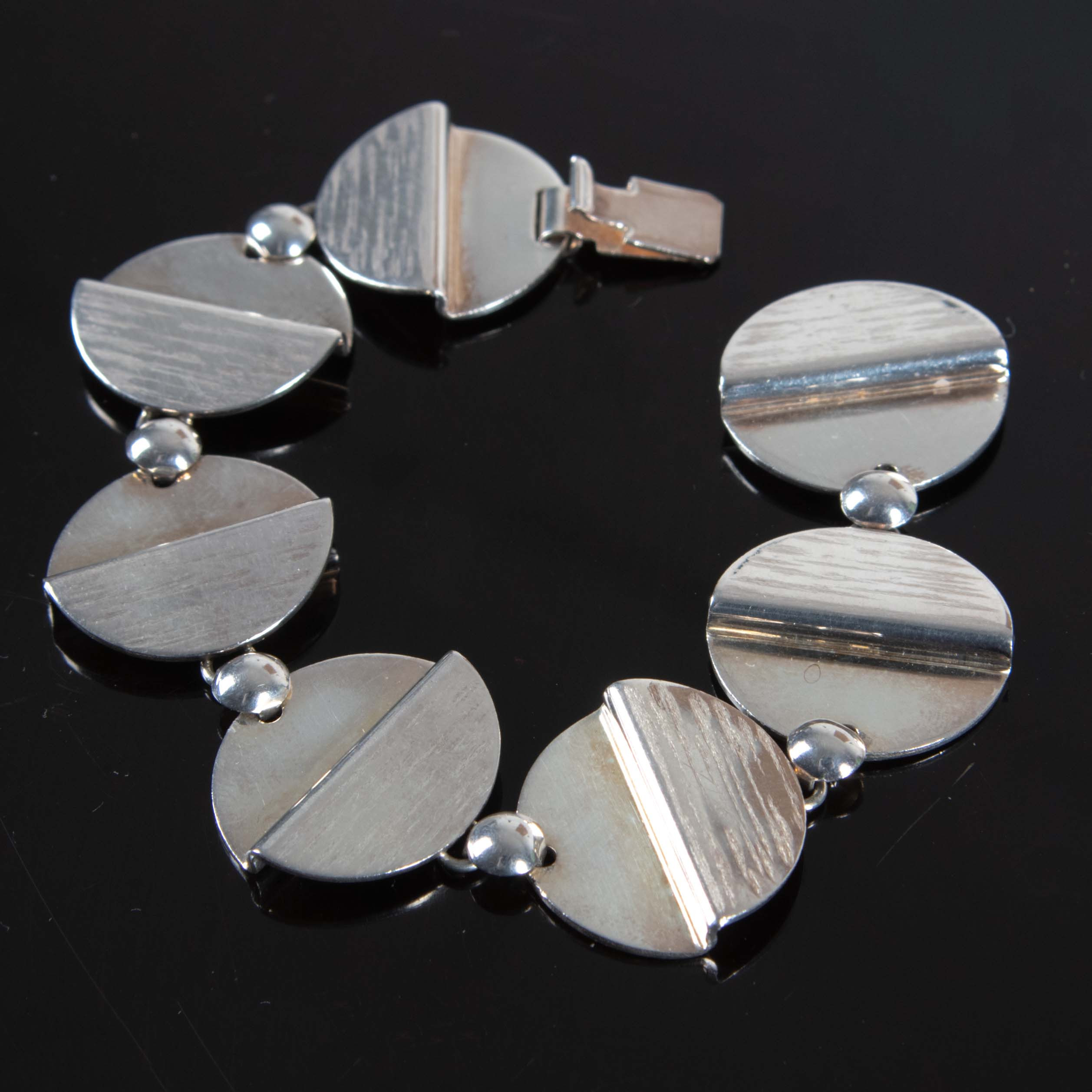 KARL ERIK PALMBERG. Armband, Silver, Alton Falköping 1973.
