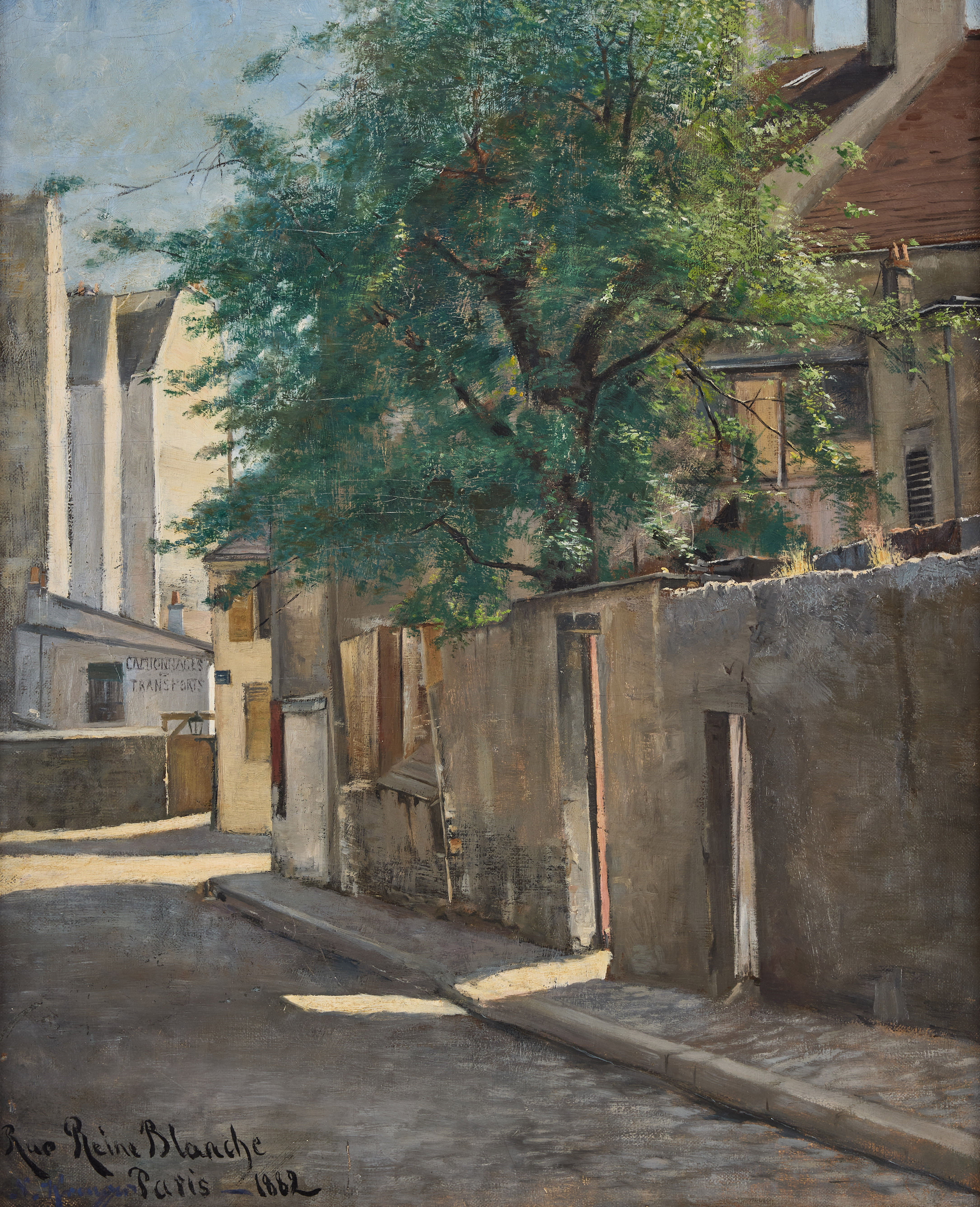 NILS  KREUGER. "Rue de la Reine Blanche".