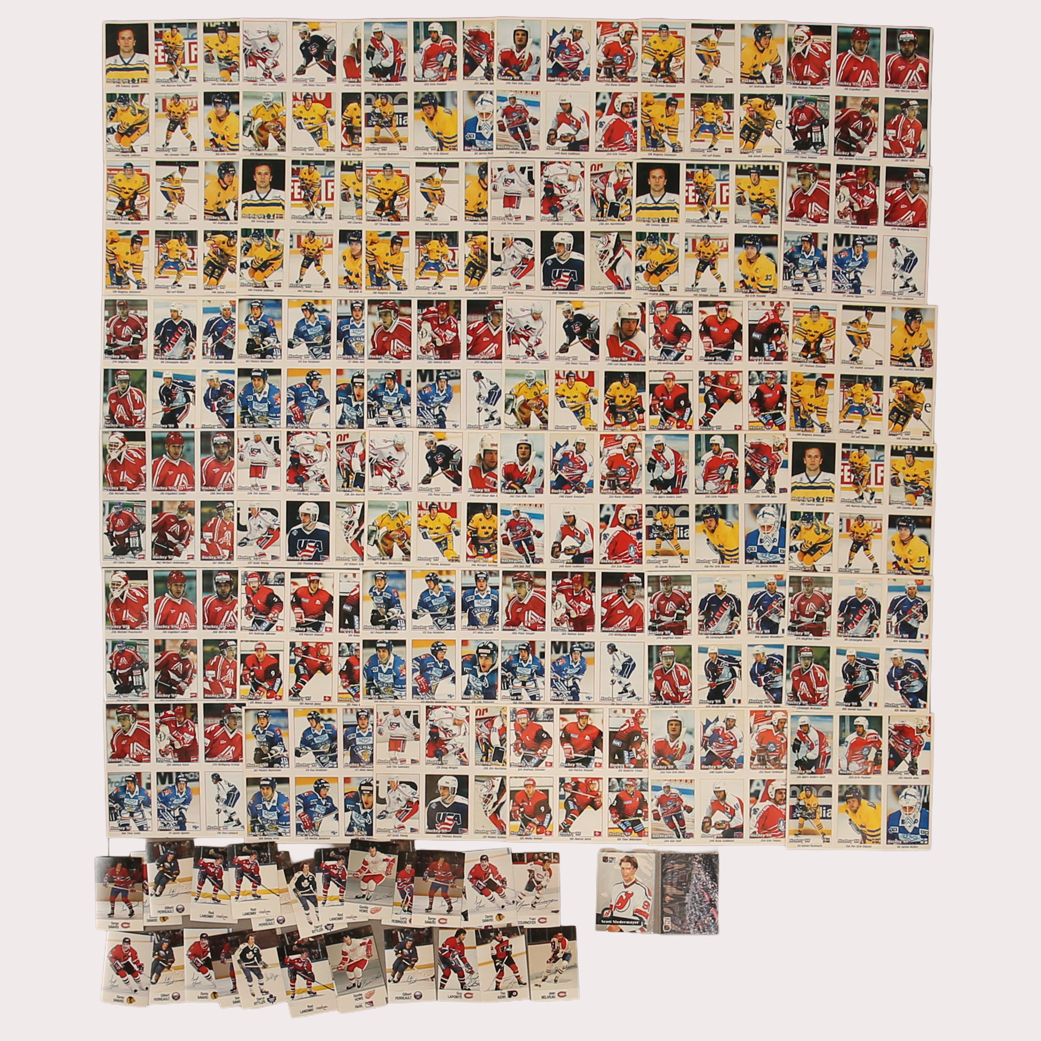 SAMLARBILDER, Ishockey, Panini/Esso/Pro Set, 1988-1995.