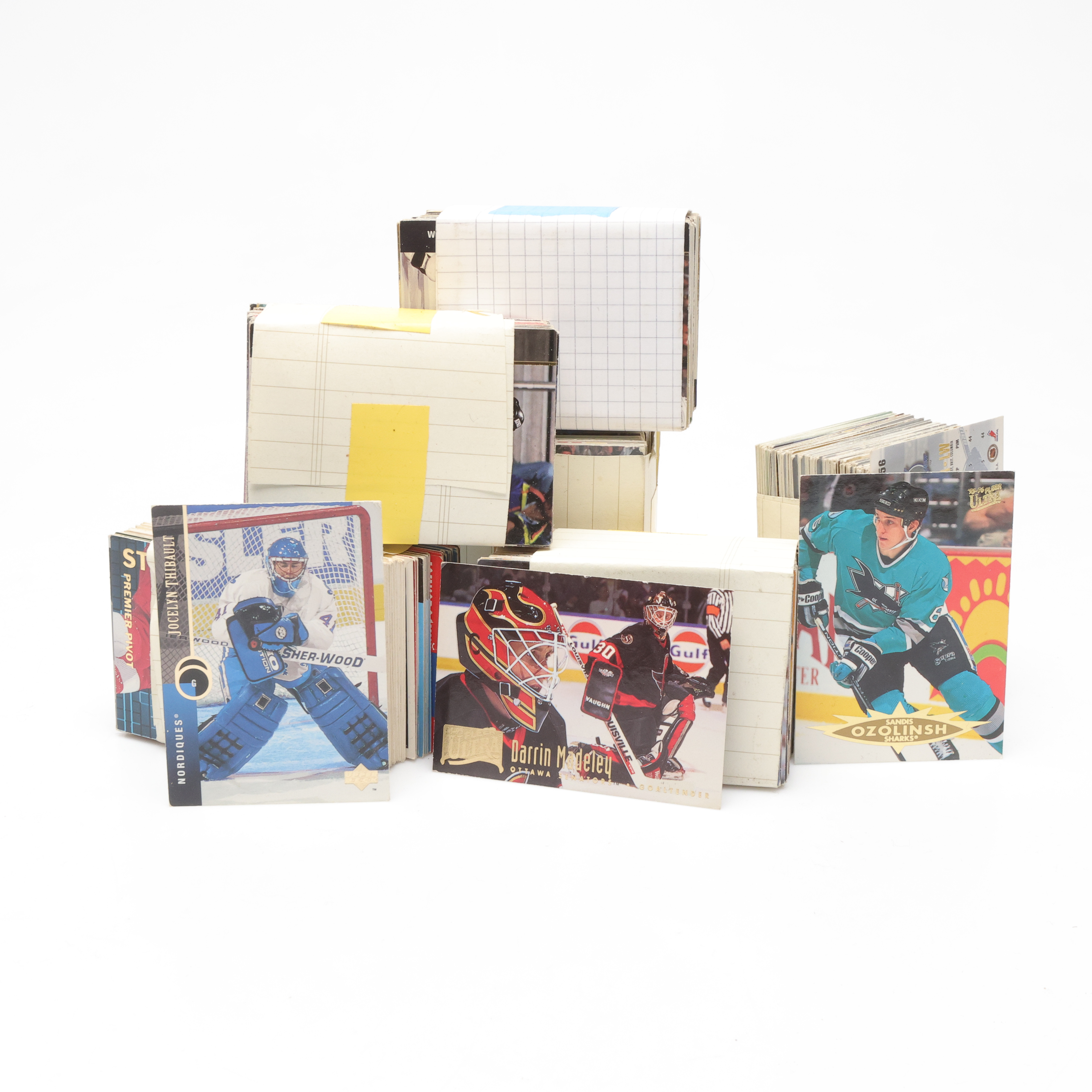 HOCKEYKORT, cirka 630 st, NHL, 1990-tal.