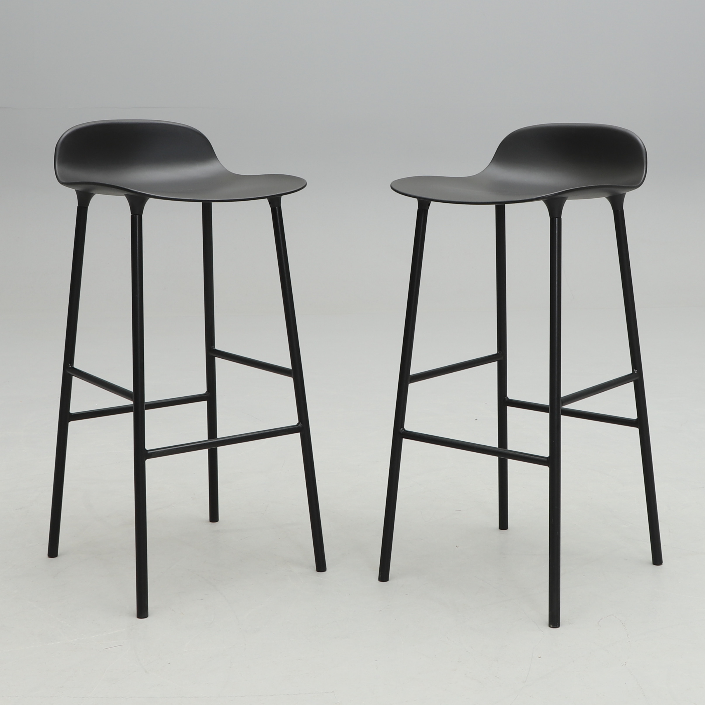 SIMON LEGALD. BARSTOLAR, 1 par, "Form", Normann Copenhagen.
