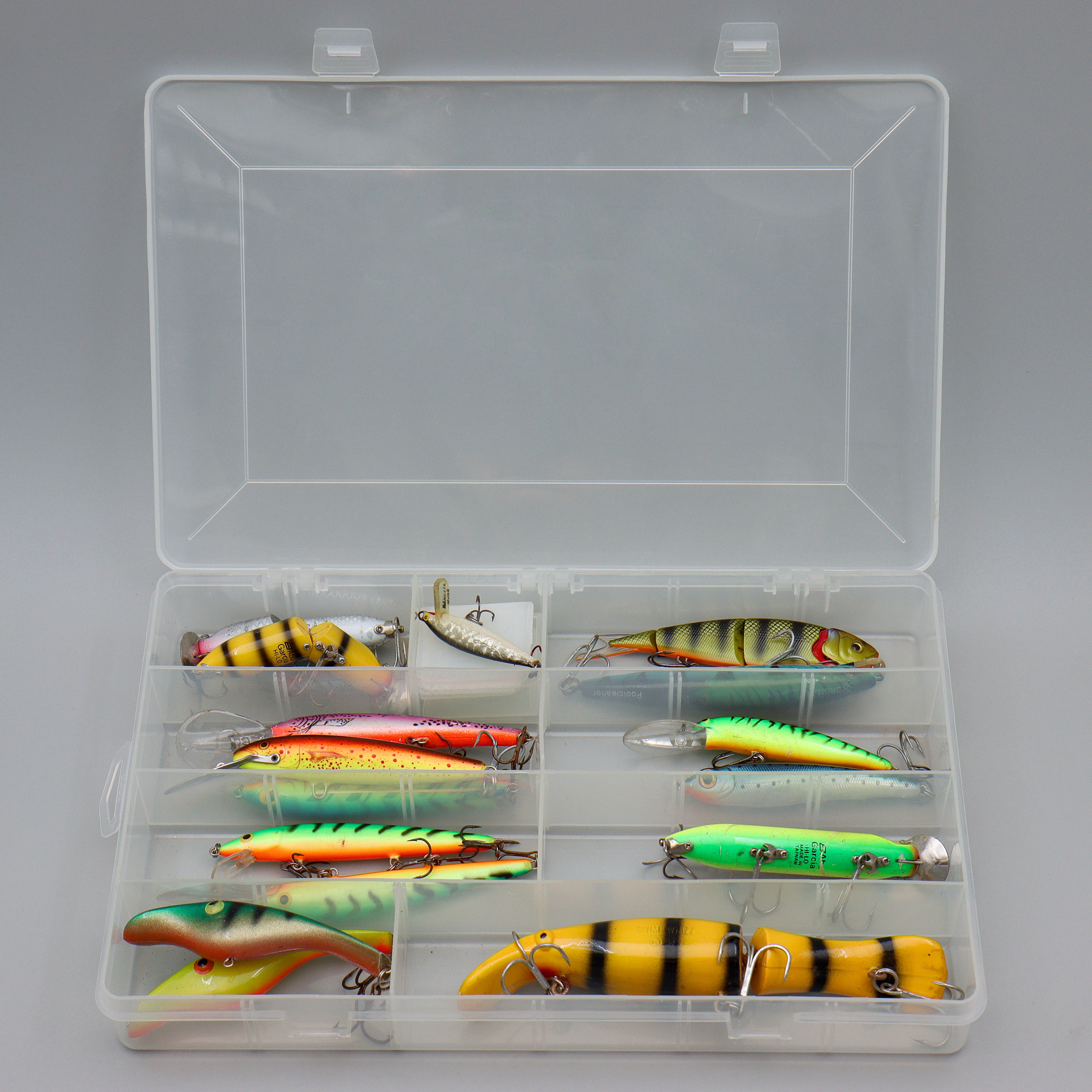 SAMLING FISKEDRAG, BETEN, "BROMAN", "ABU GARCIA", "SWIM WHIFF".