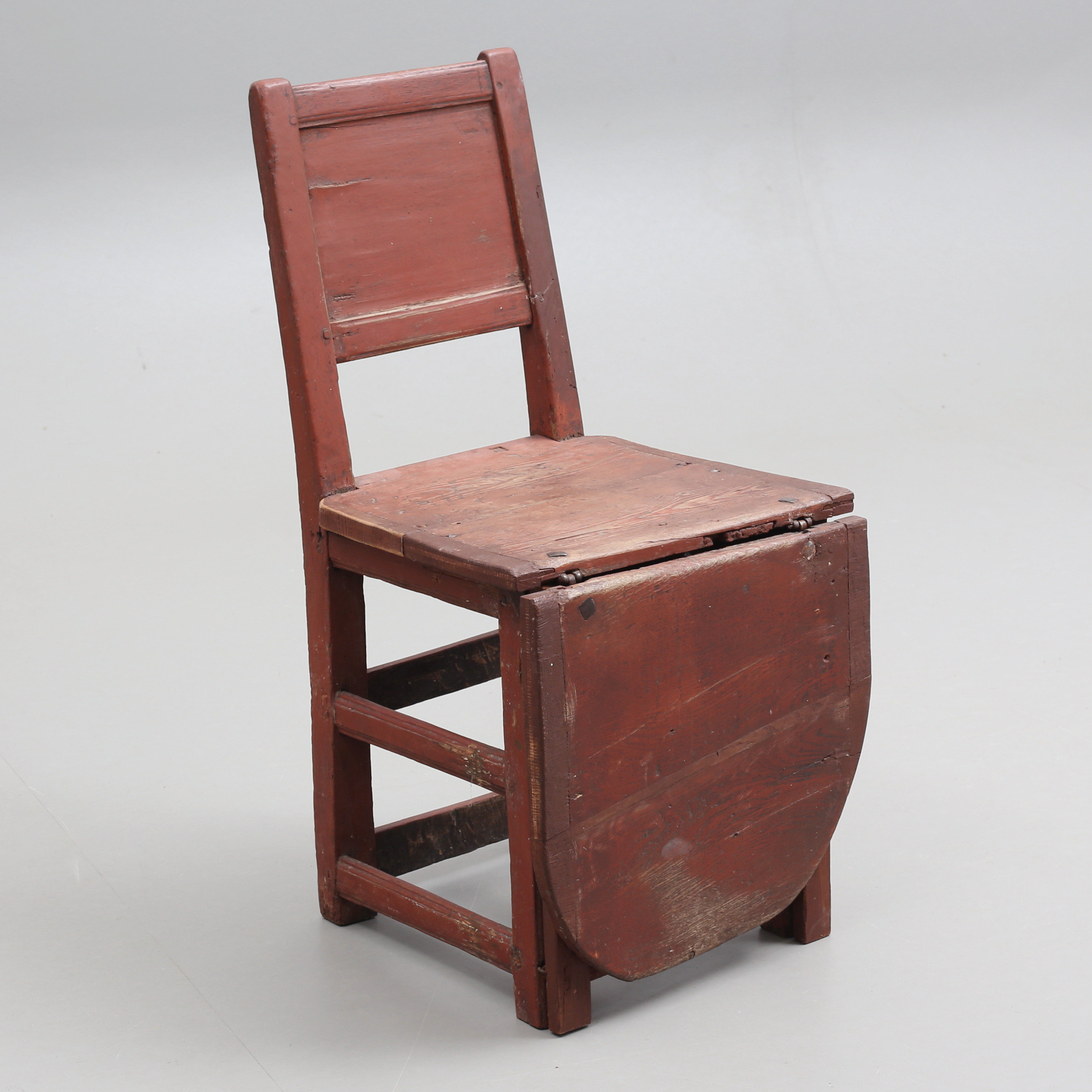 STOL med BENSTÖD, allmoge, 1800-tal.