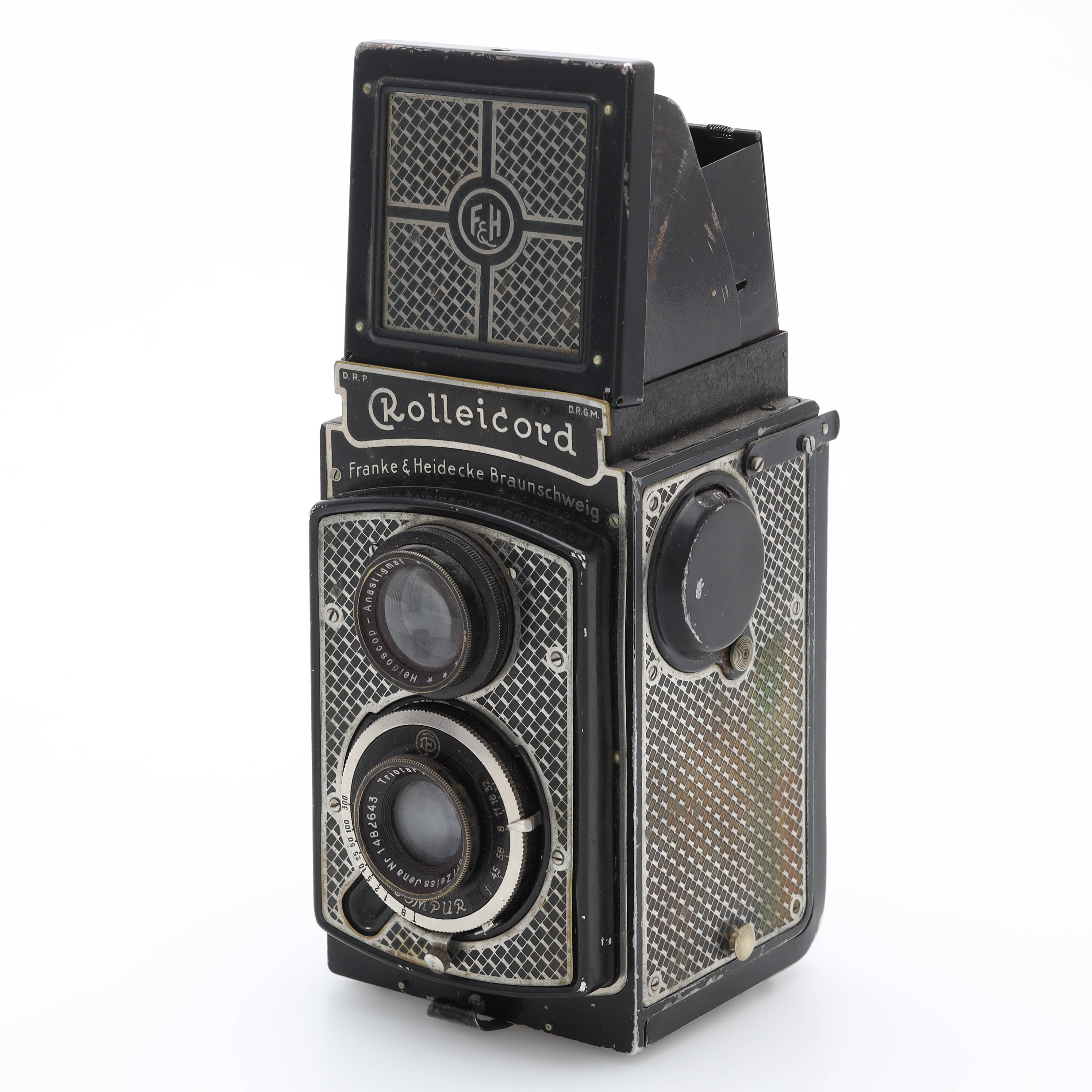 TLR, Mellanformatskamera, Rolleicord med Carl Zeiss Jena Triotar 1:4,5, f 7.5 cm.