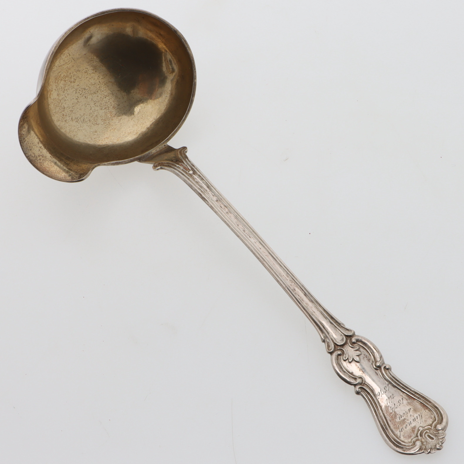 SÅSSLEV, silver, "Olga", Stockholm, 1800-talets andra hälft.