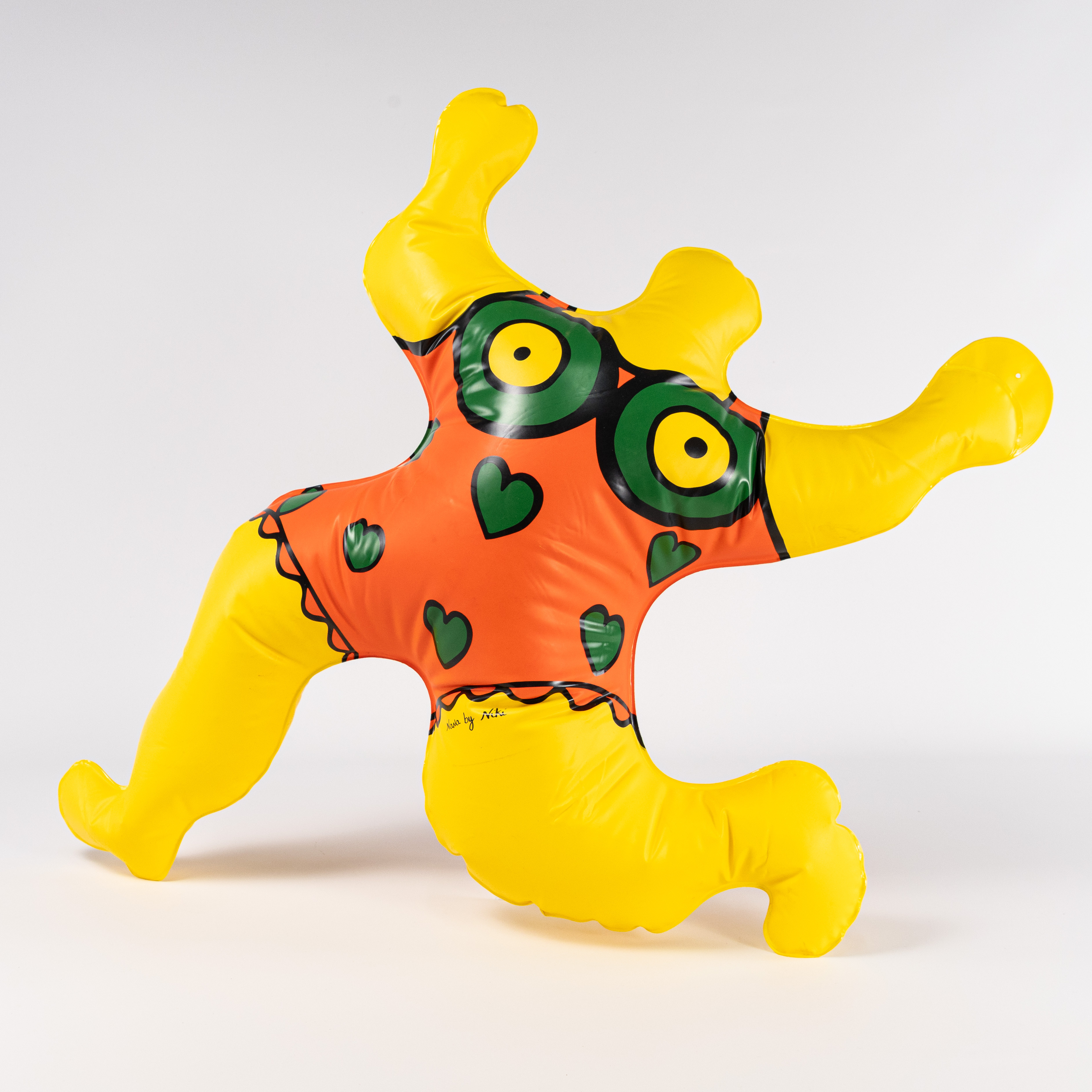 NIKI DE SAINT PHALLE. Efter, "Nana by Niki", utgiven 2018, uppblåsbar plastfigur/multipel.