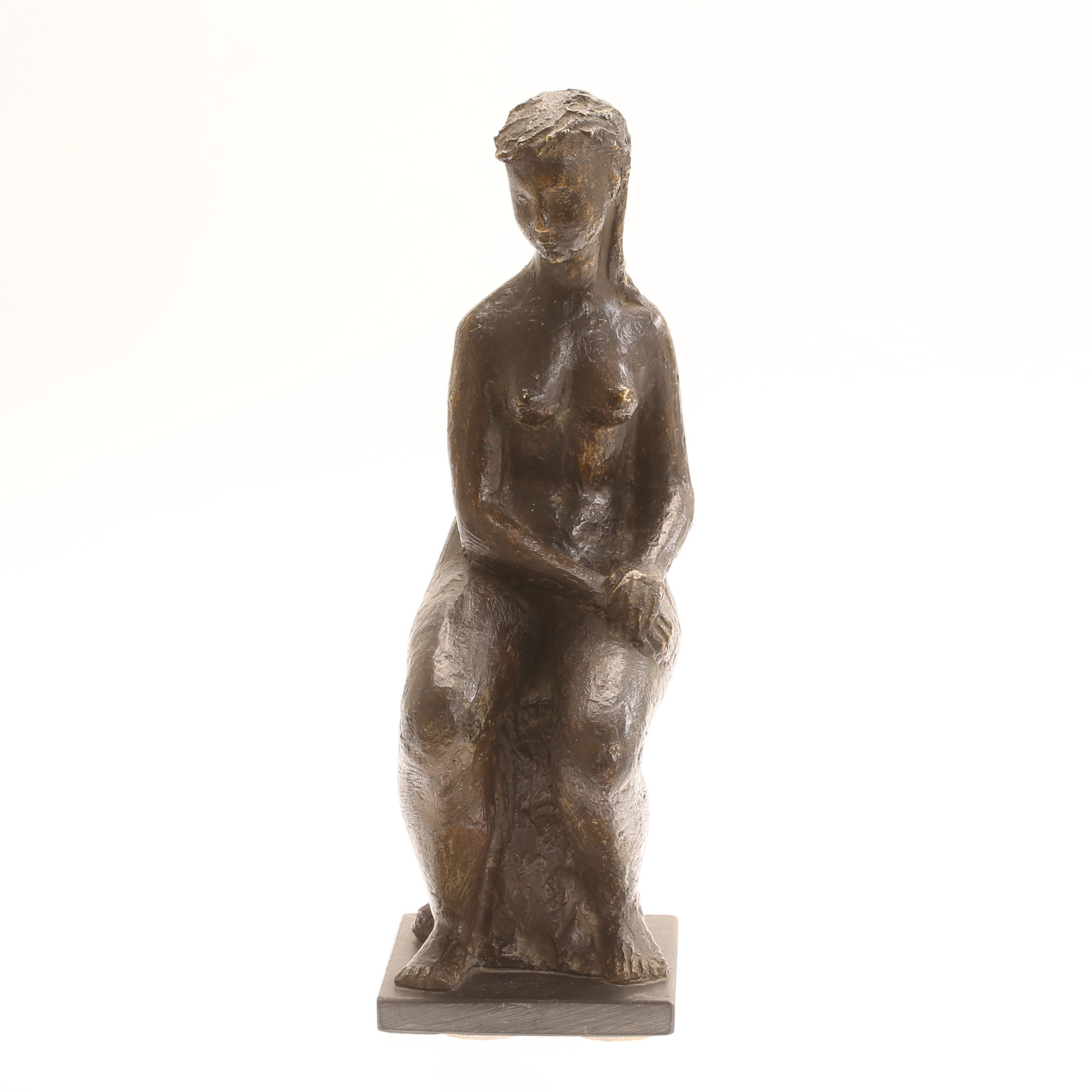 TOVE OLAFSSON. Skulptur, brons, monogramsignerad 1958.