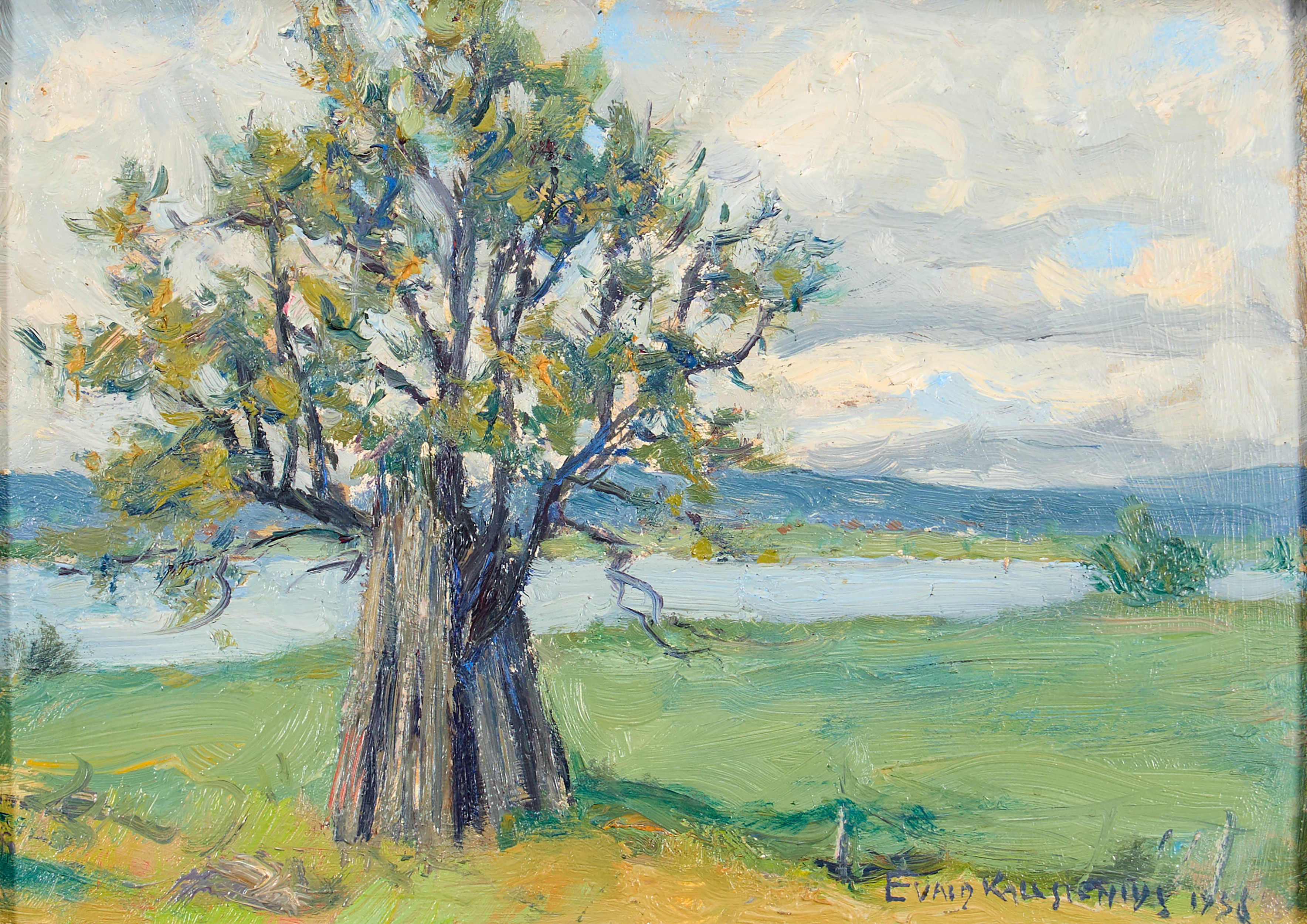 EVALD KALLSTENIUS. "Motiv från Dalarna".