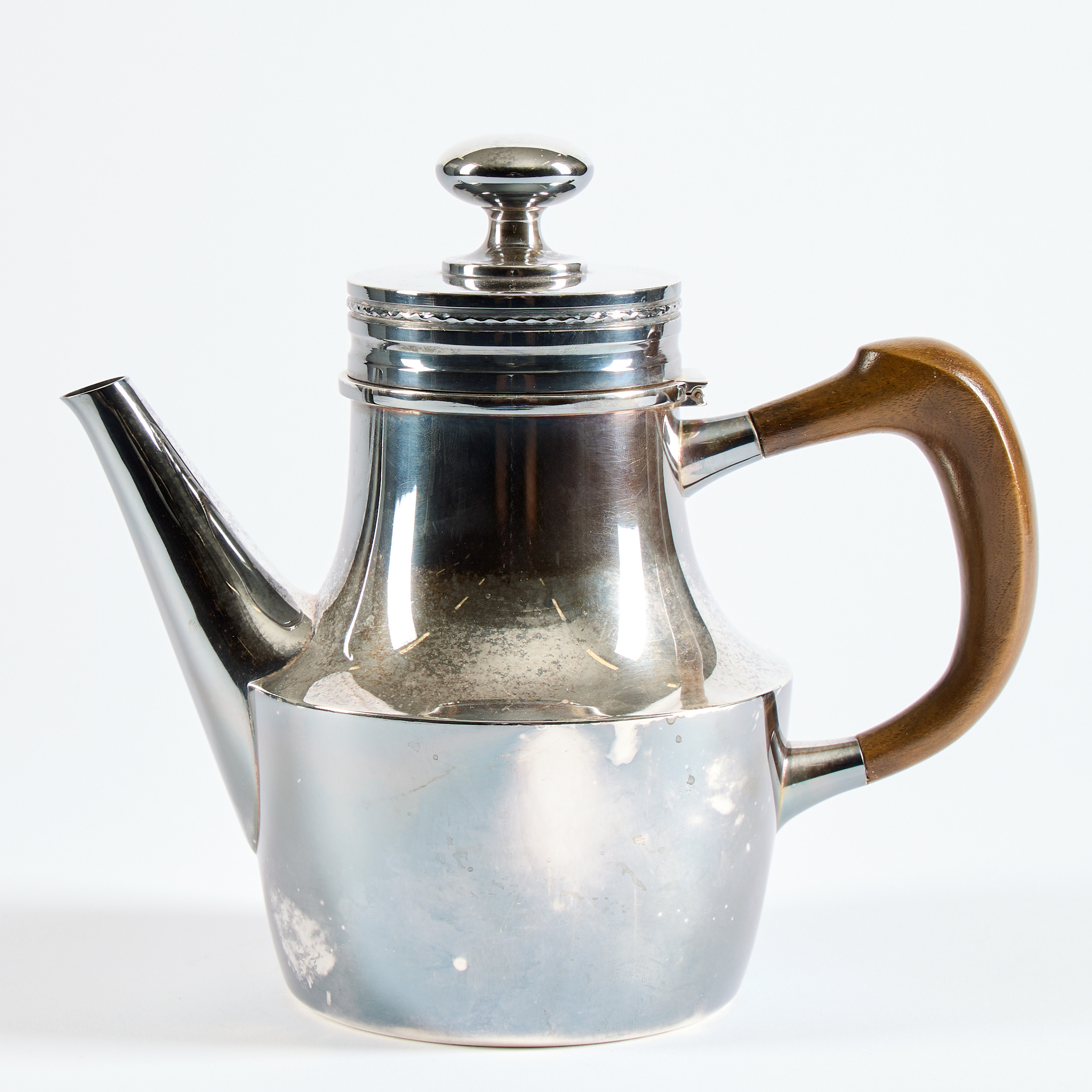 ERIC LÖFMAN. Kaffekanna silver MGAB Uppsala 1974.