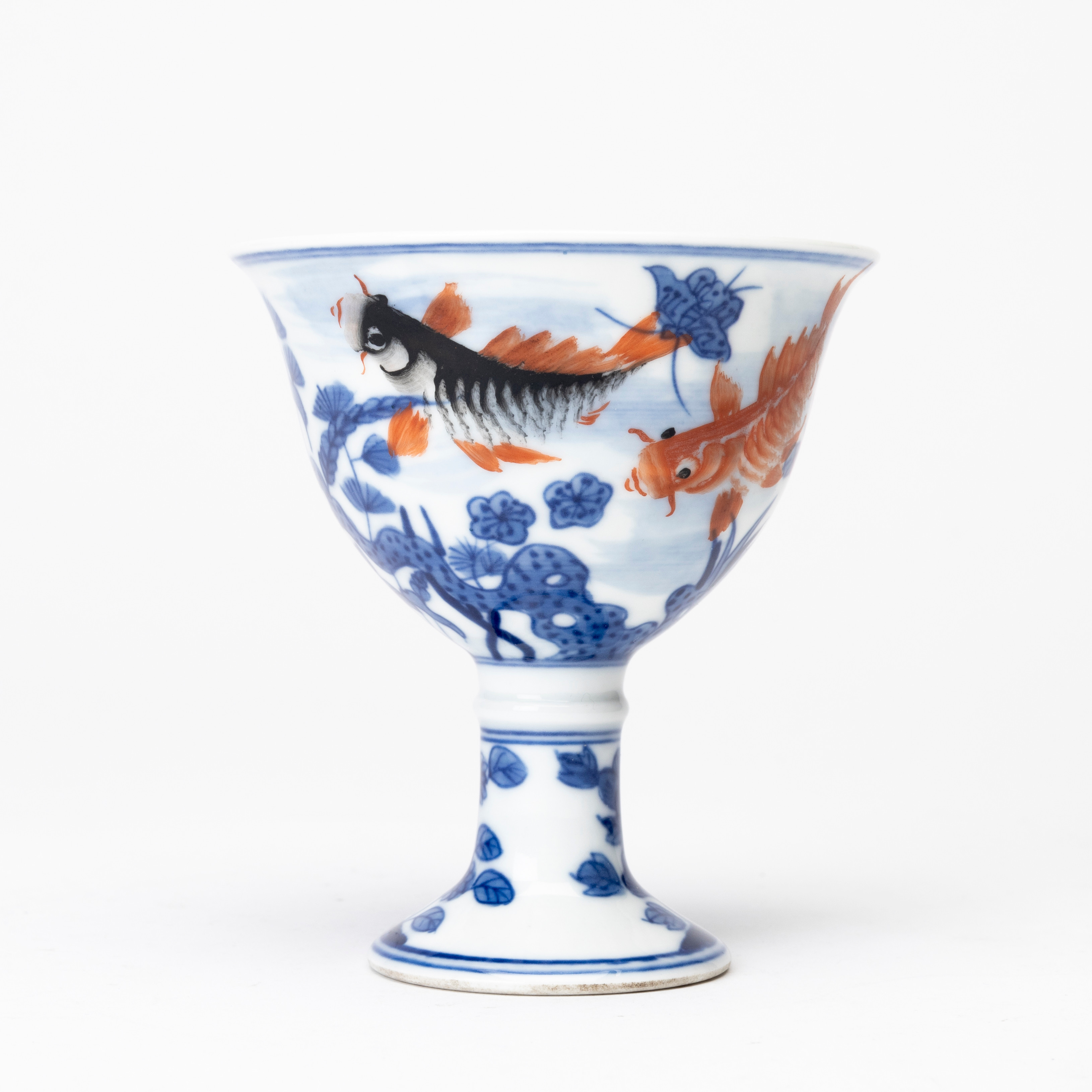 STEMCUP, porslin, Kangxi-märkning, 1900-tal.