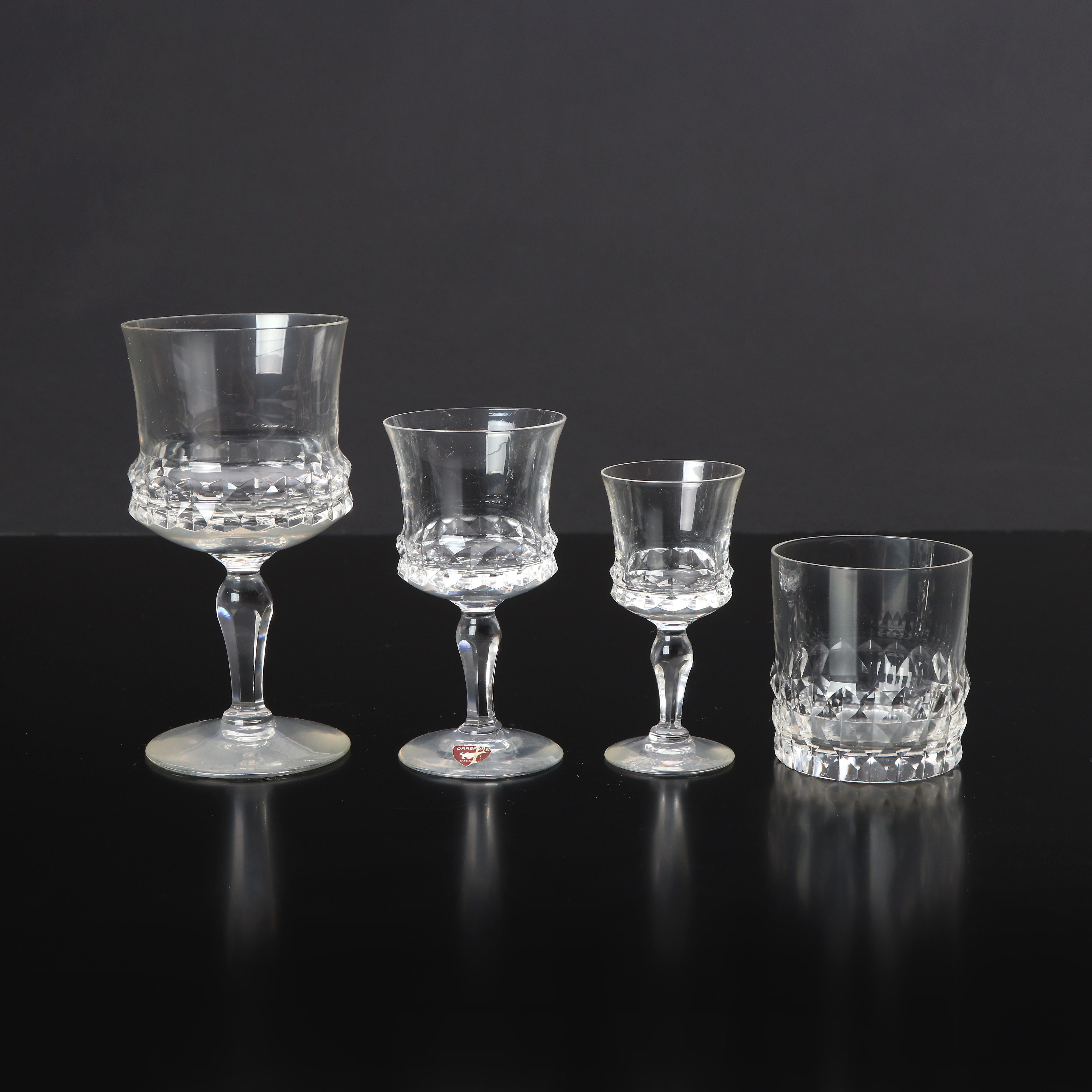 ORREFORS, GLASSERVIS, 49 DELAR. "Silvia".