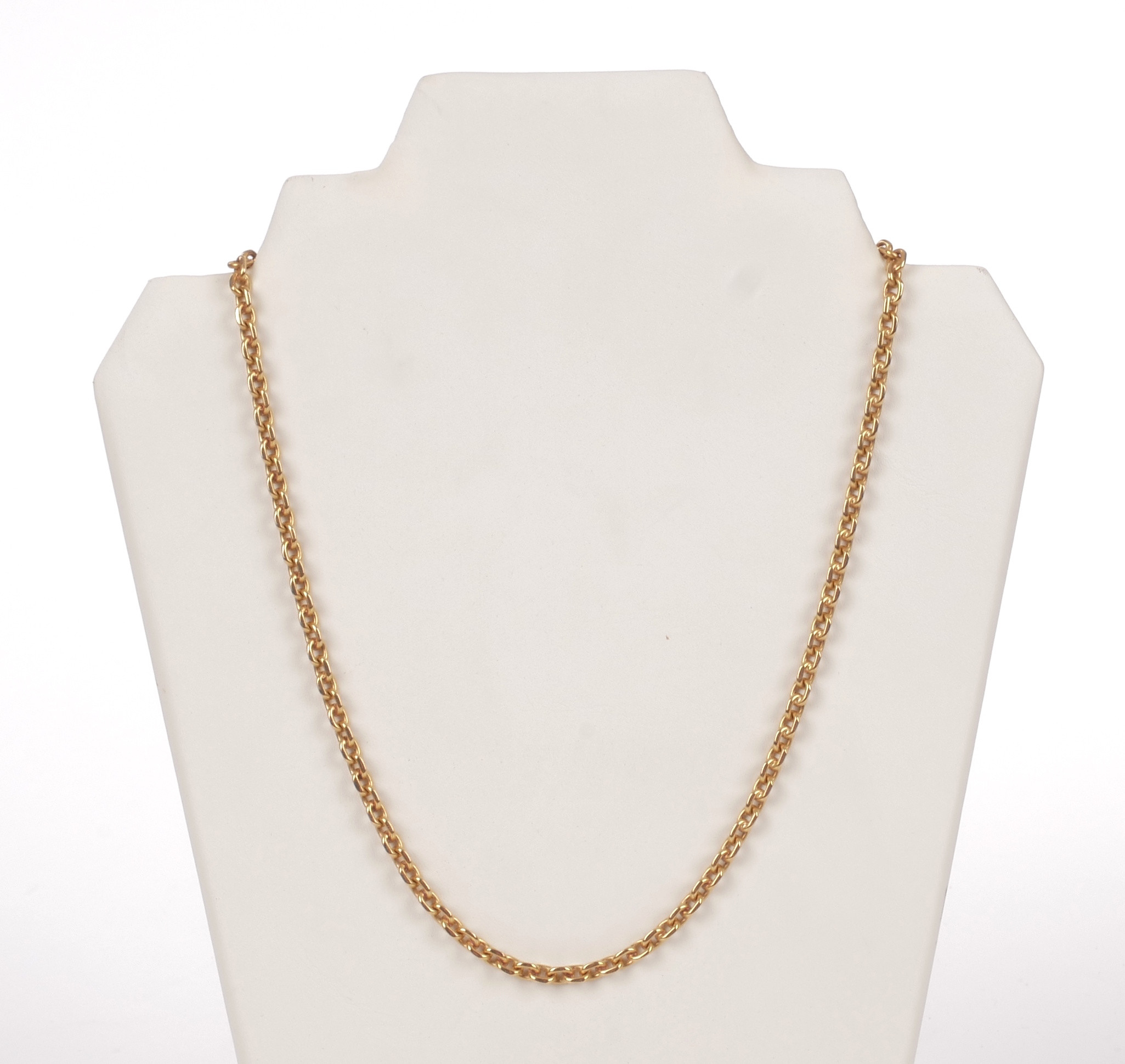 COLLIER, 18K guld, totalvikt ca 49,1 gram.