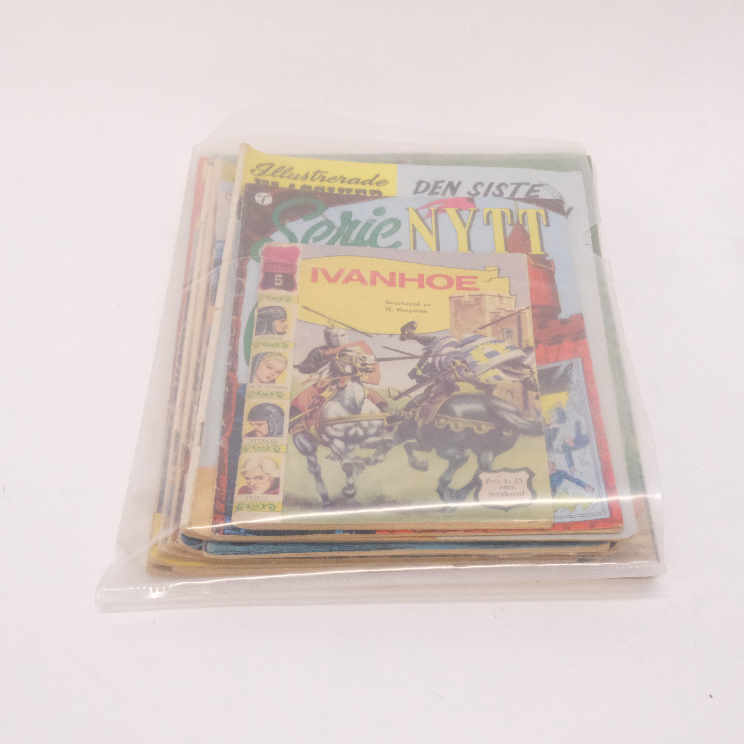 SAMLING SERIETIDNINGAR, 1960-TAL, 13 DELAR.