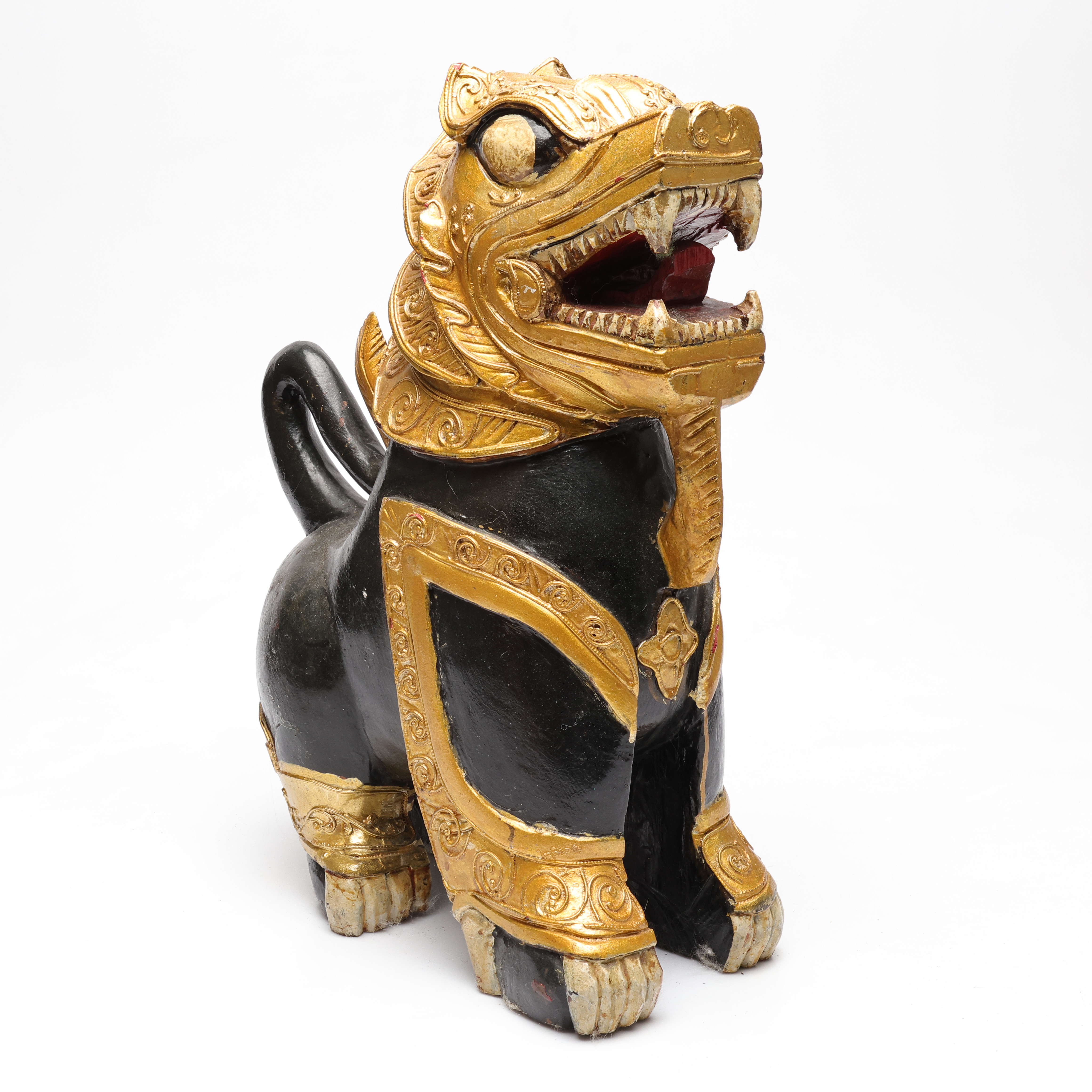 FOHUND, golvmodell, svart och guld, Orientalisk.