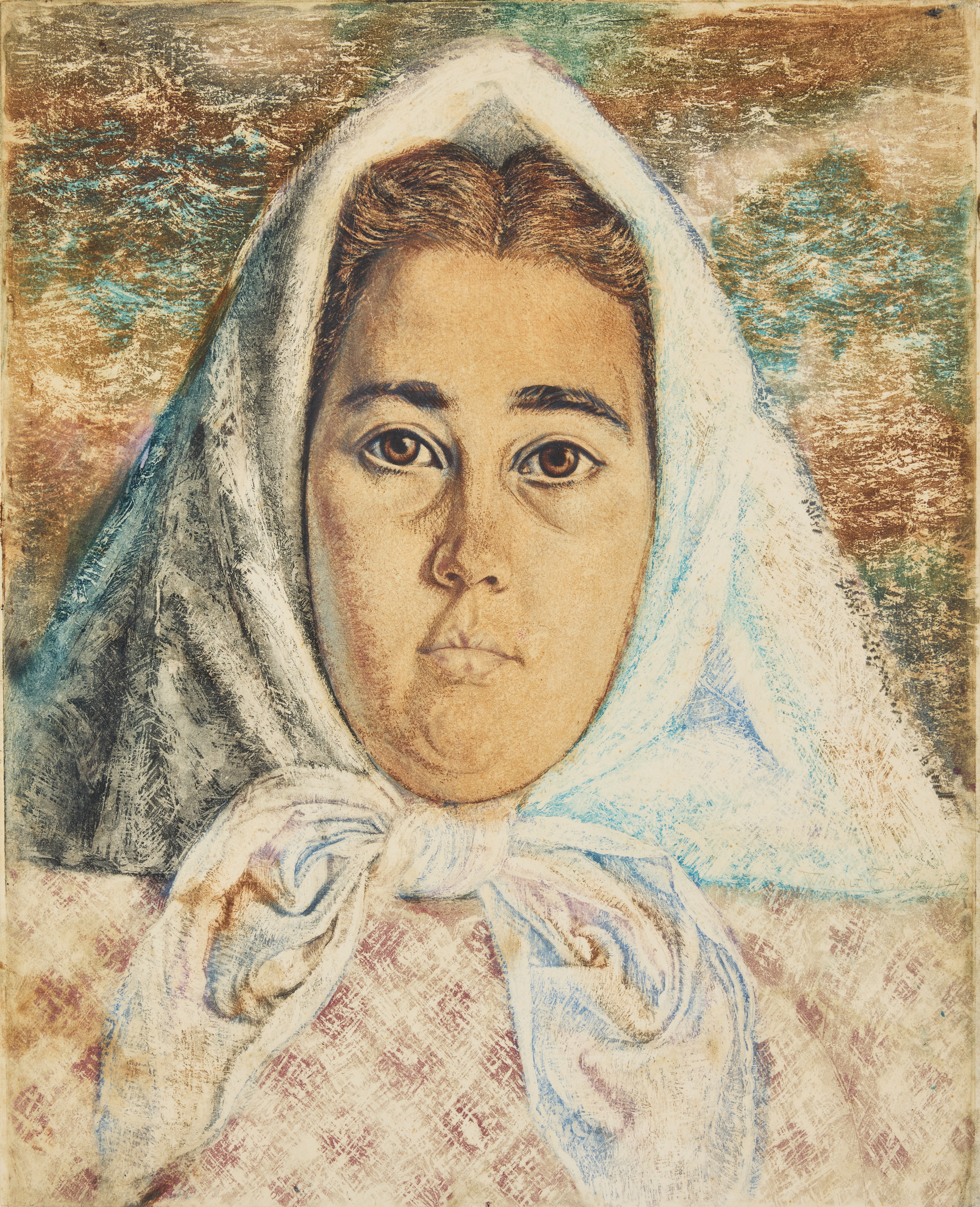 EDUARD WIIRALT. "Eesti neiu" (Estonian girl).
