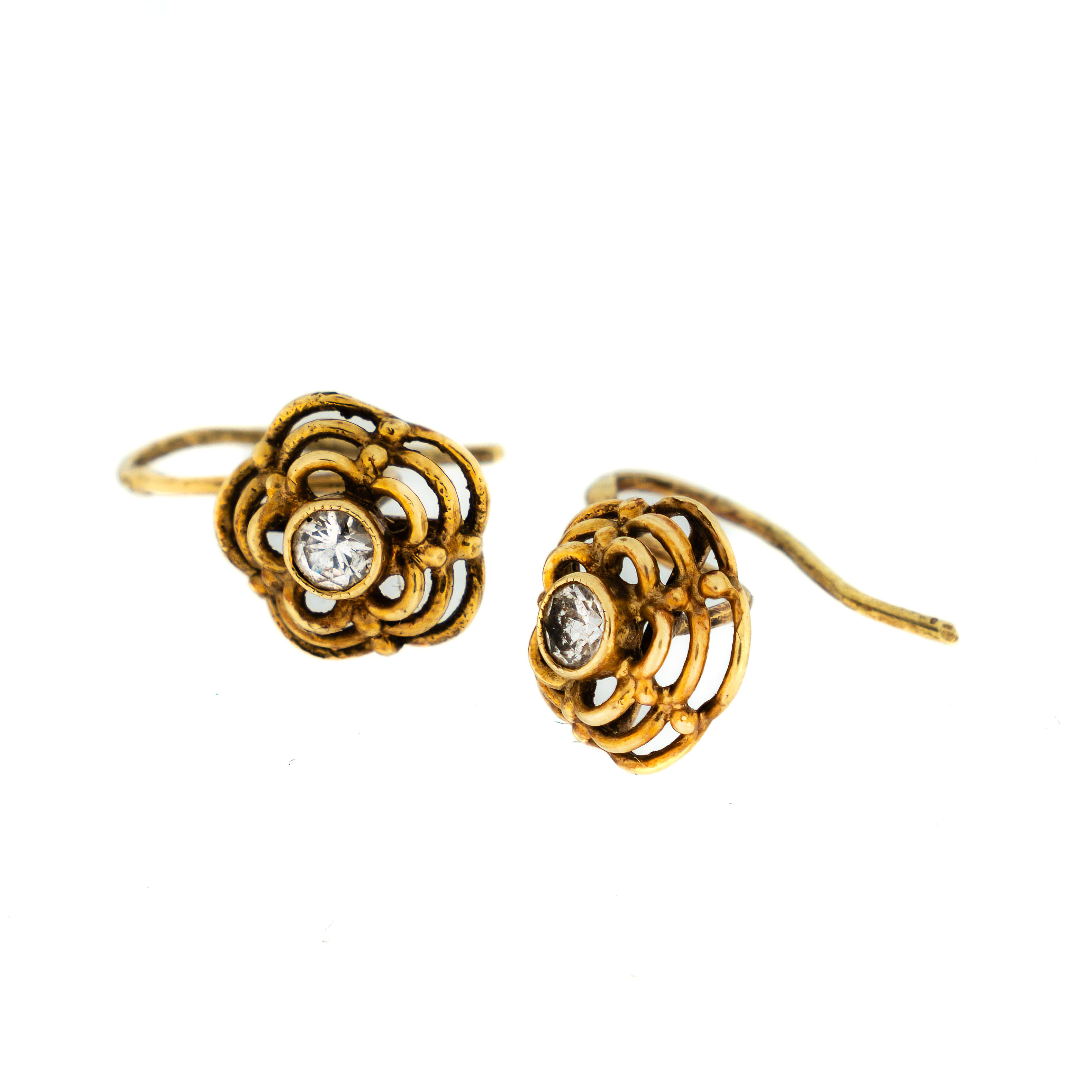 ÖRHÄNGEN, Ett par, 14K Guld.