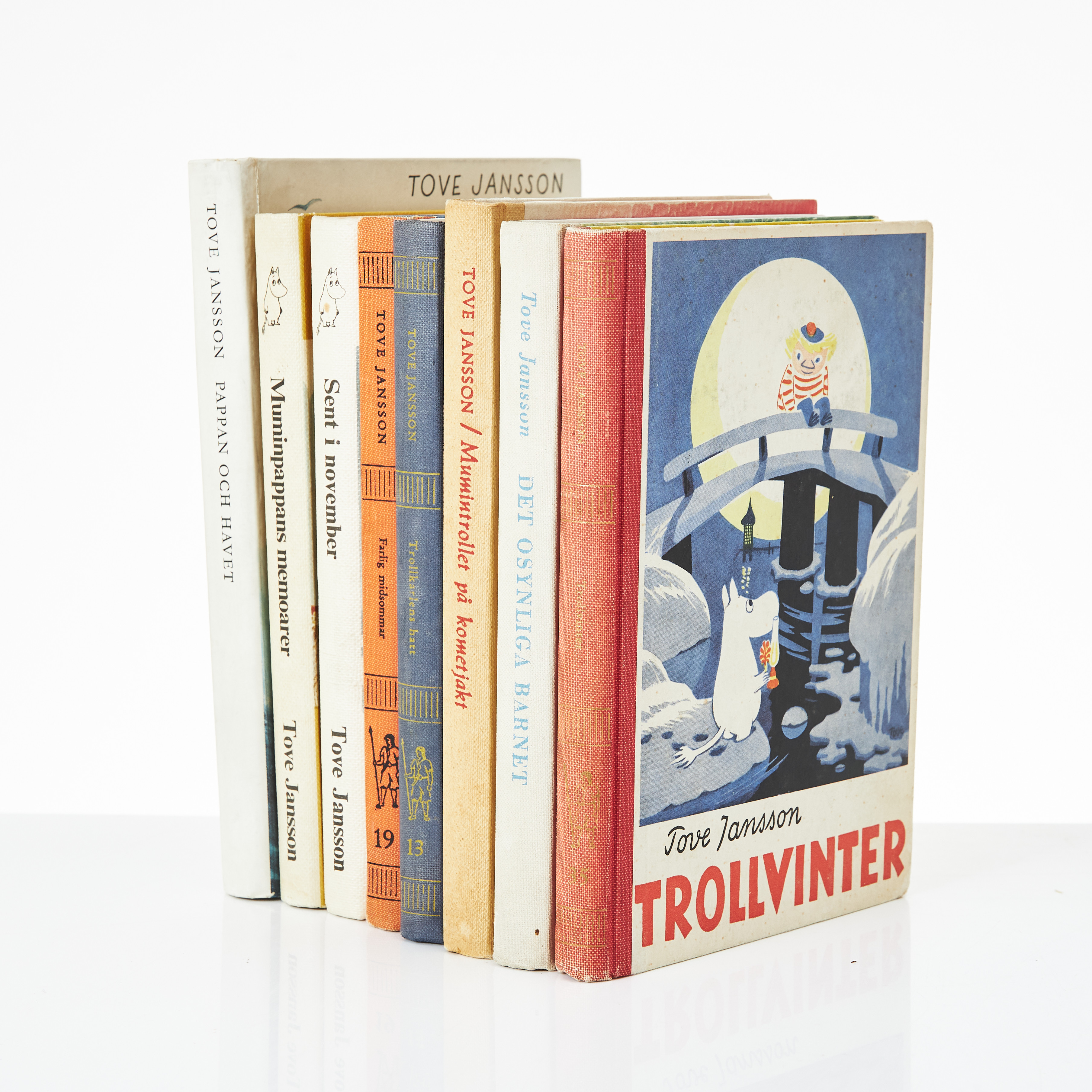 TOVE JANSSON, MUMINTROLLET, 8 VOLYMER.
