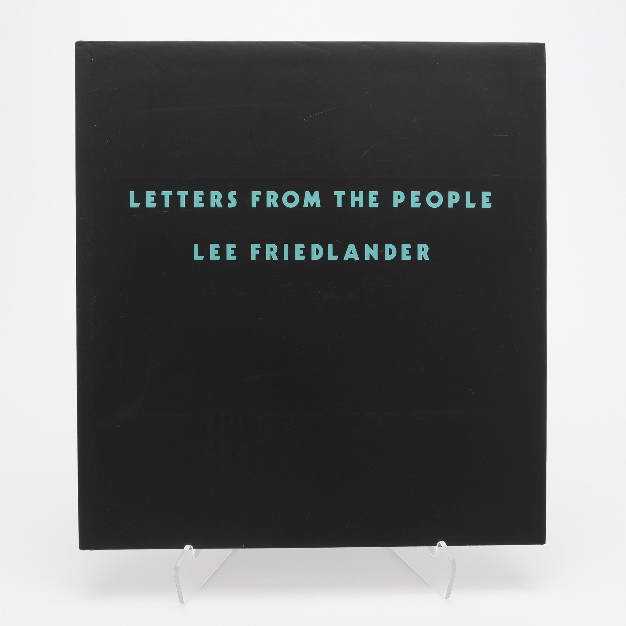 FOTO. LEE FRIEDLANDER'S LETTERS FROM THE PEOPLE I FÖRSTA BRITTISKA UPPLAGAN 1993.