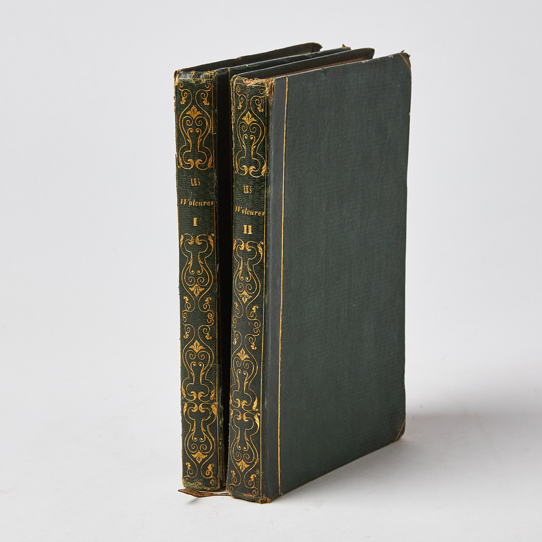 VIDOCQ' S EARLY WORK ON THIEVES, 1837, 2 vol, signed by the author.