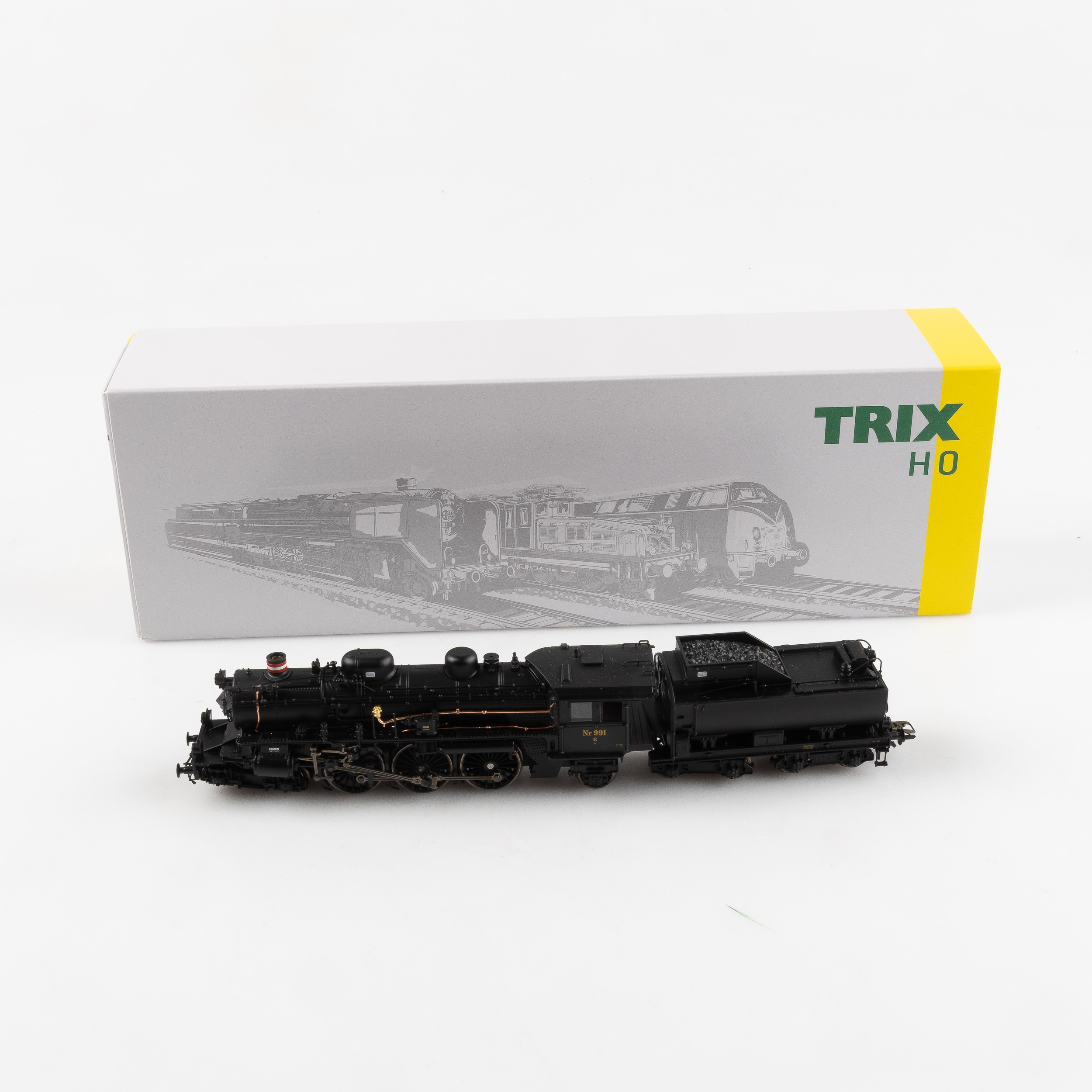 TRIX, DSB:S ånglok 991 E med tender, "25491".